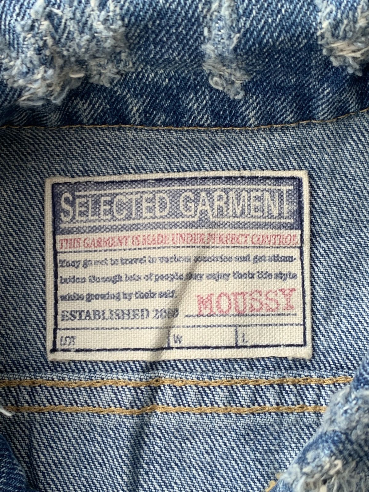 MOUSSY Distressed mossy Jacket jeans Size US S / EU 44-46 / 1 - 7 Thumbnail