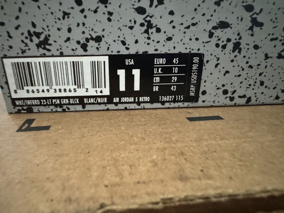 Jordan Brand 2015 Air Jordan 5 Retro 'Pro Stars' Size US 11 / EU 44 - 10 Thumbnail