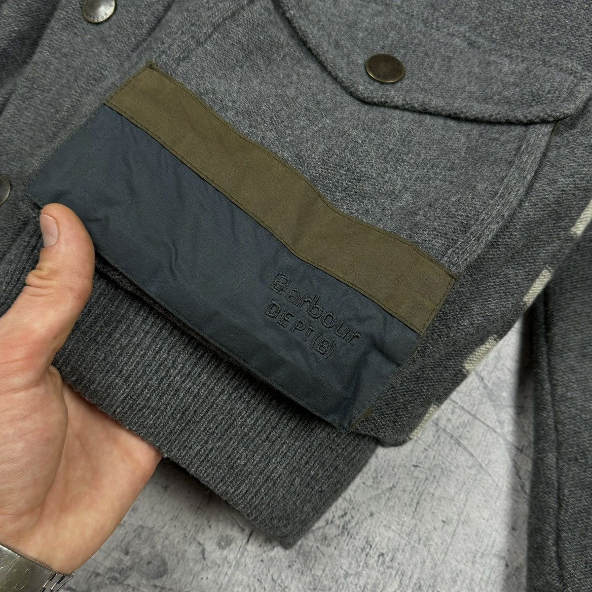 Barbour Vintage Barbour DEP!(B) Beacon Lambswool Luxury Jacket y2k Size US L / EU 52-54 / 3 - 10 Thumbnail