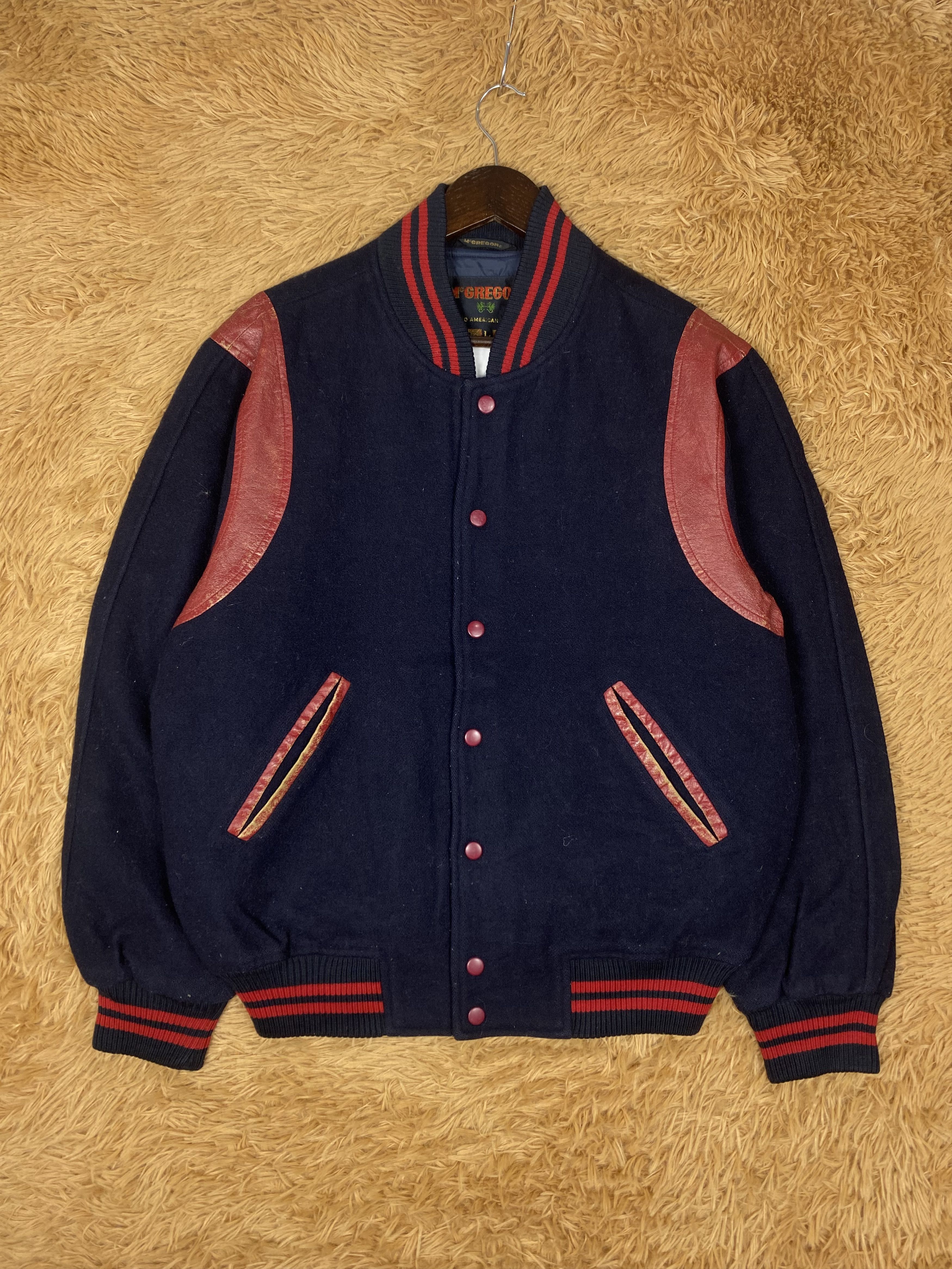 McGregor Vintage Mc Gregor Varsity Jacket DJ0228 Size US L / EU 52-54 / 3 - 1 Thumbnail