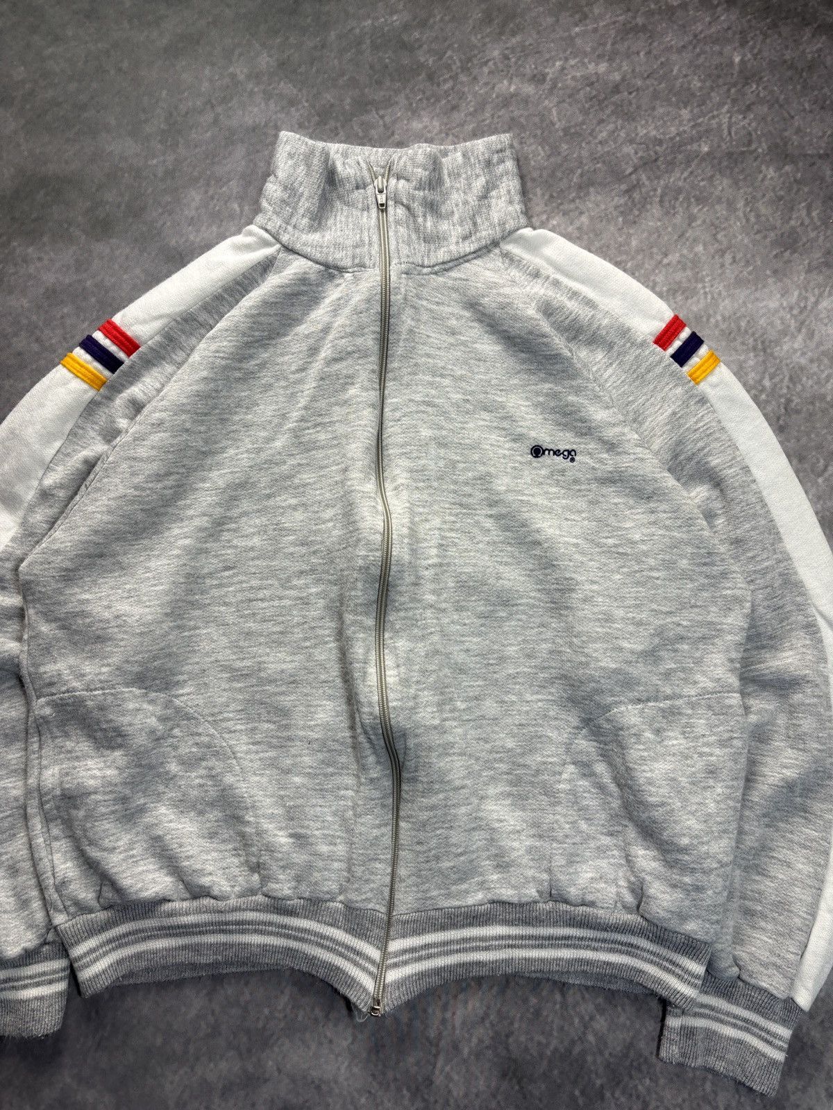 Vintage 80s Vintage Track Jacket Zip Up Sweatsuit Sweatshirt Omega Size US S / EU 44-46 / 1 - 11 Thumbnail