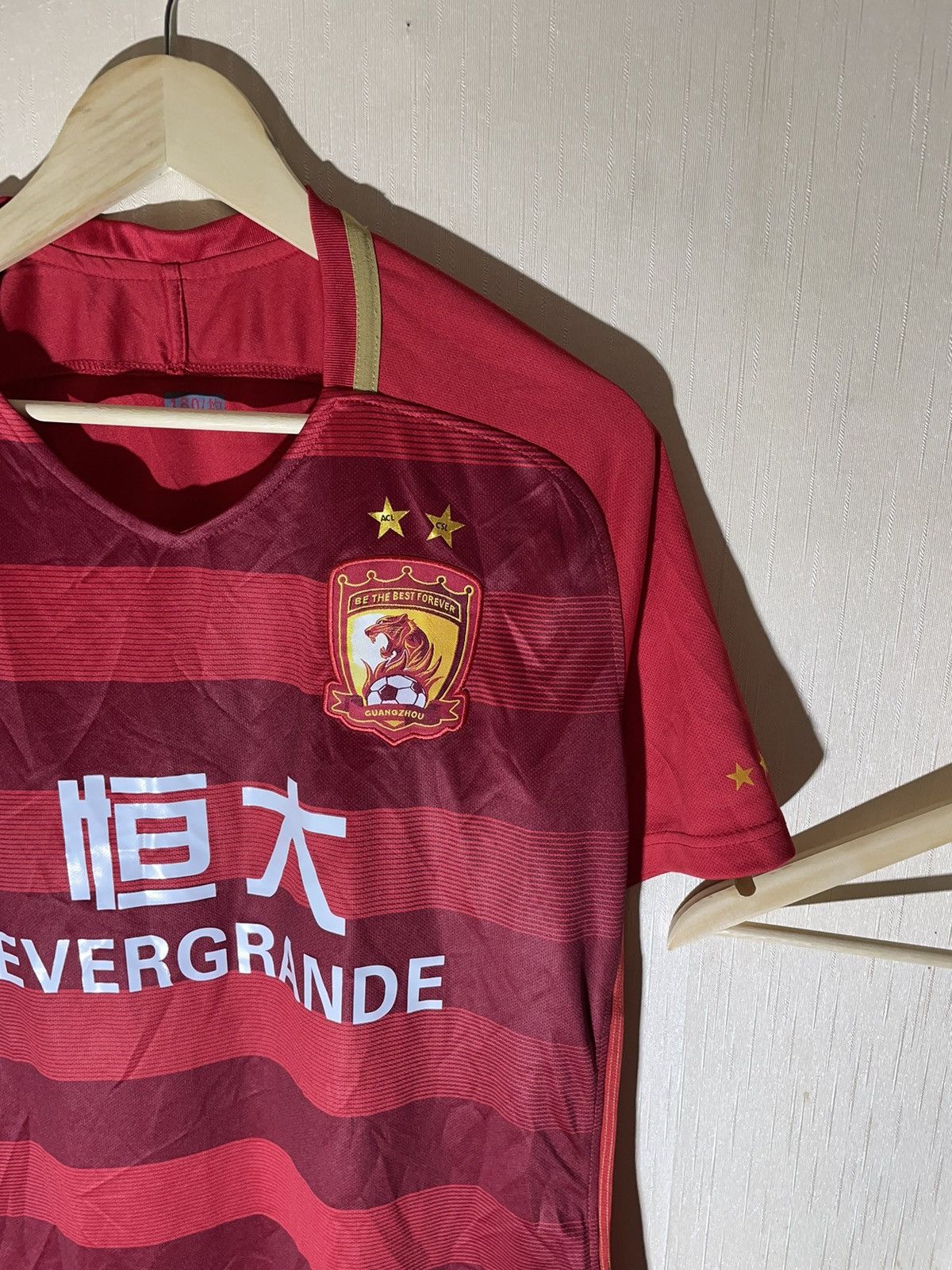 Vintage Guangzhou streetwear soccer t shirt Size US L / EU 52-54 / 3 - 2 Thumbnail