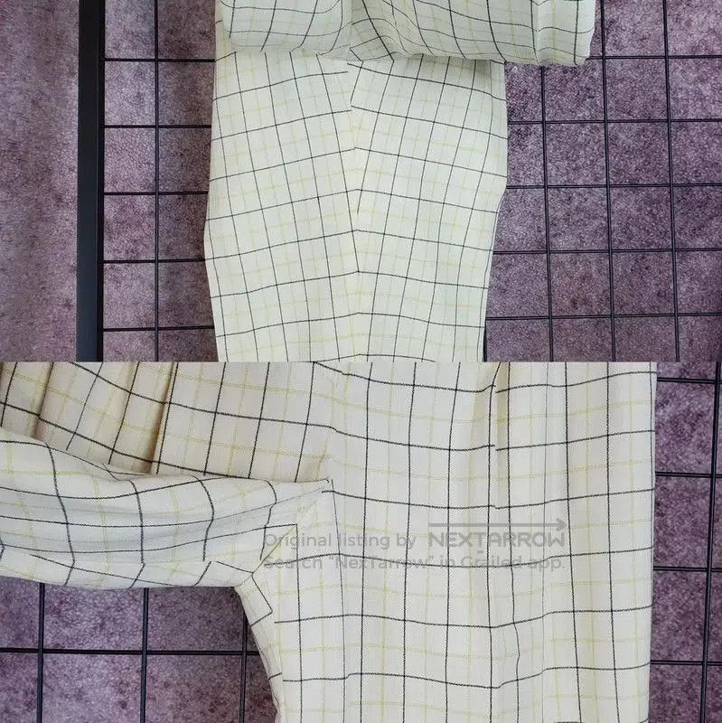 Dior Dior Yellow Plaid Wool Women's Casual Pants . Size 28" / US 6 / IT 42 - 4 Thumbnail