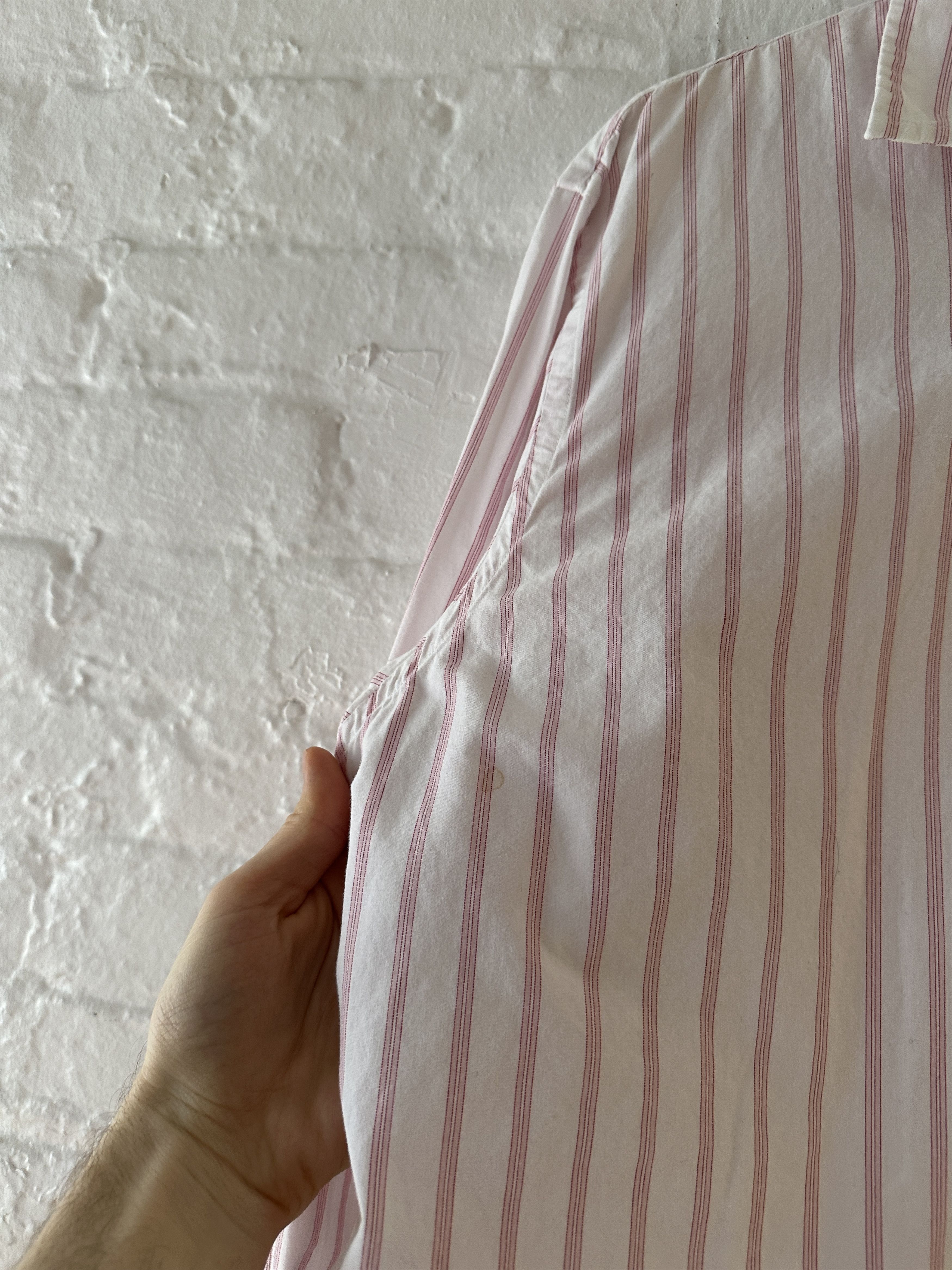Acne Studios Acne Studios Striped Oversized Shirt Size US XL / EU 56 / 4 - 3 Thumbnail