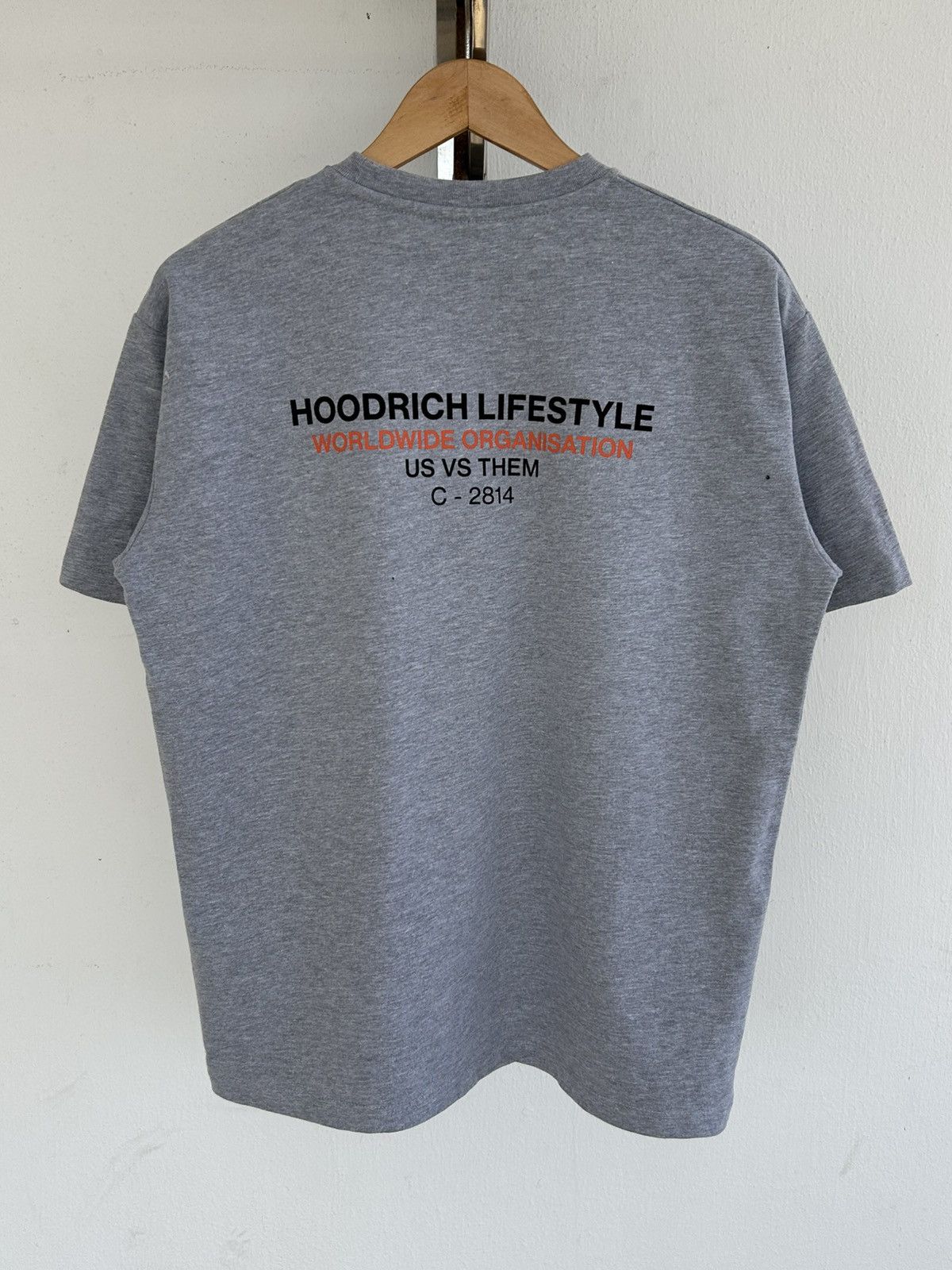 Hoodrich Hoodrich FNTS Gray Tee Spellout Size US M / EU 48-50 / 2 - 2 Thumbnail