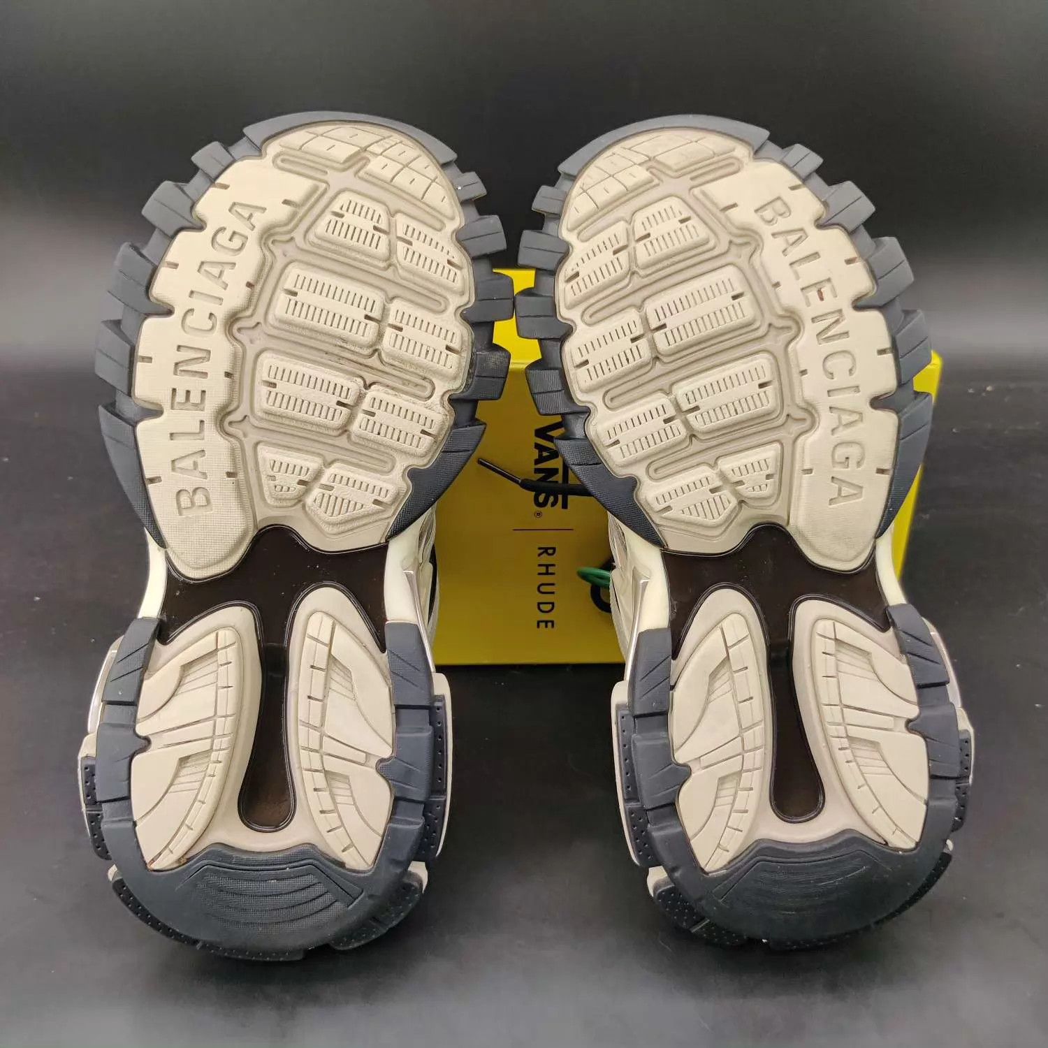 Balenciaga Balenciaga Track 2 Cream/Black 37 Worn 2x, No Sole Wear Size US 6.5 / IT 36.5 - 5 Thumbnail