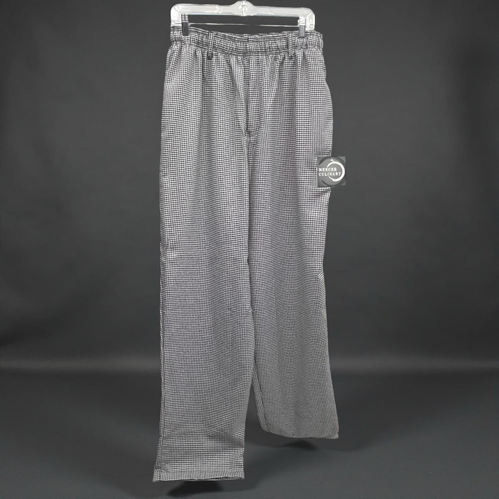 Other Mercer Culinary Black and White Checkered Pants NWT Size US 34 / EU 50 - 1 Thumbnail