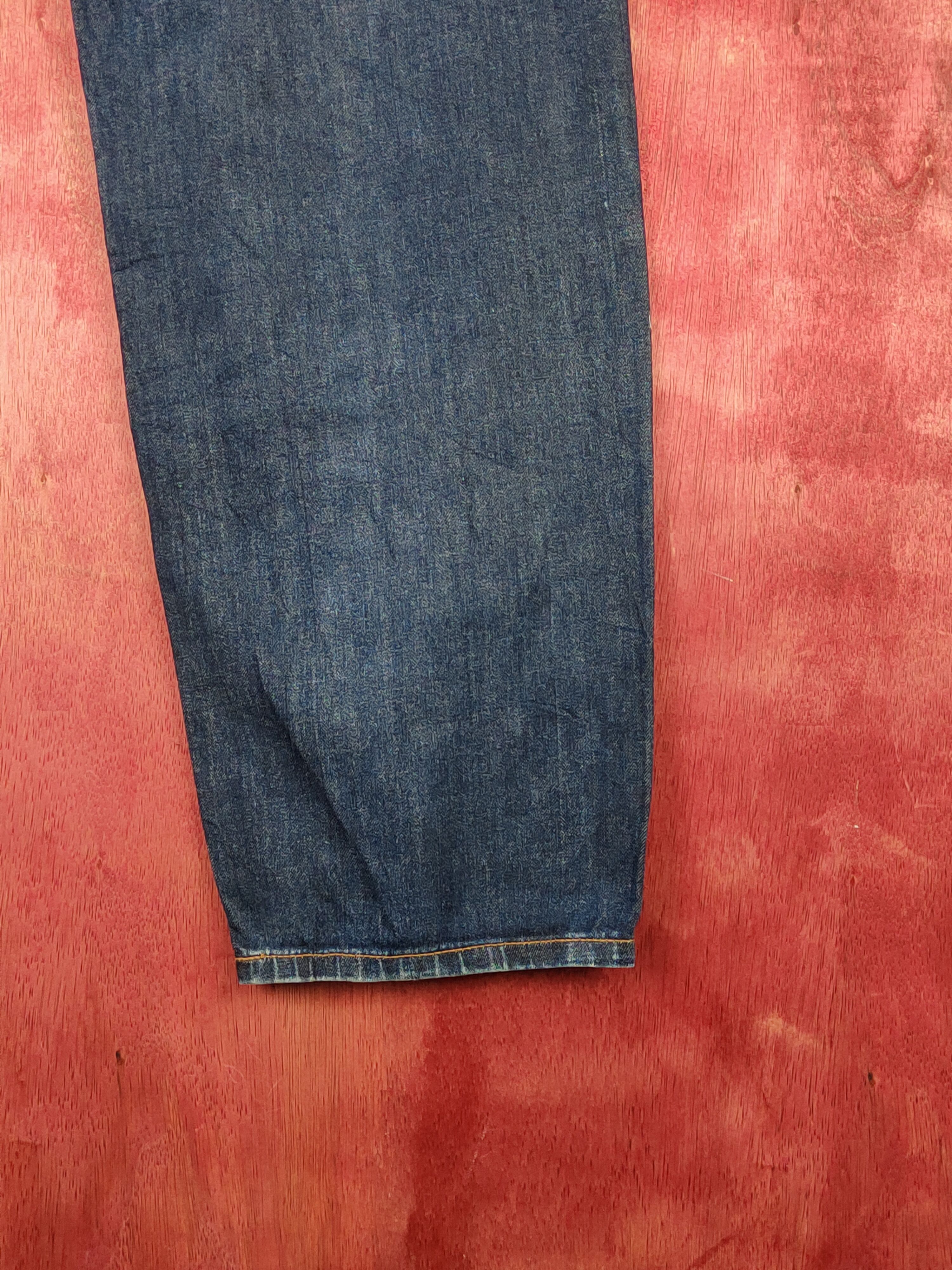 Japanese Brand Japanese Brand Dark Blue Distressed Ripped Jeans #S1690 Size US 31 - 12 Thumbnail