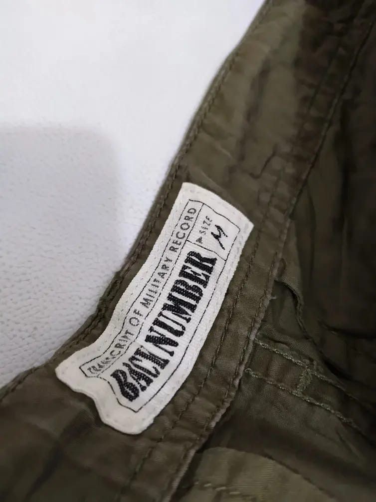Japanese Brand BACK NUMBER Drawstring Waist/Hem MultiPocket Tactical Pants Size US 30 / EU 46 - 10 Thumbnail