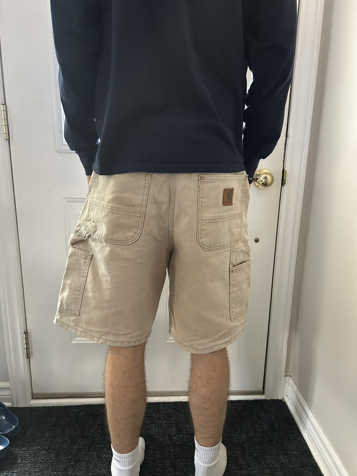 Carhartt Carhartt Vintage Distressed Carpenter Workwear Shorts Size US 34 / EU 50 - 9 Thumbnail