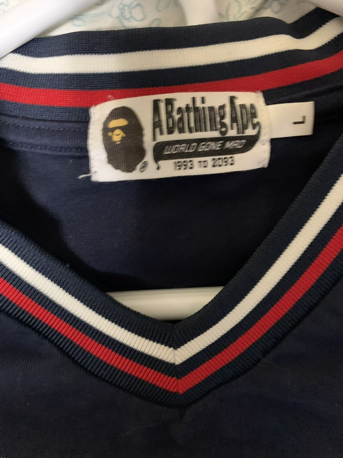 Bape Bathing Ape Blue Jersey Size US XL / EU 56 / 4 - 4 Thumbnail