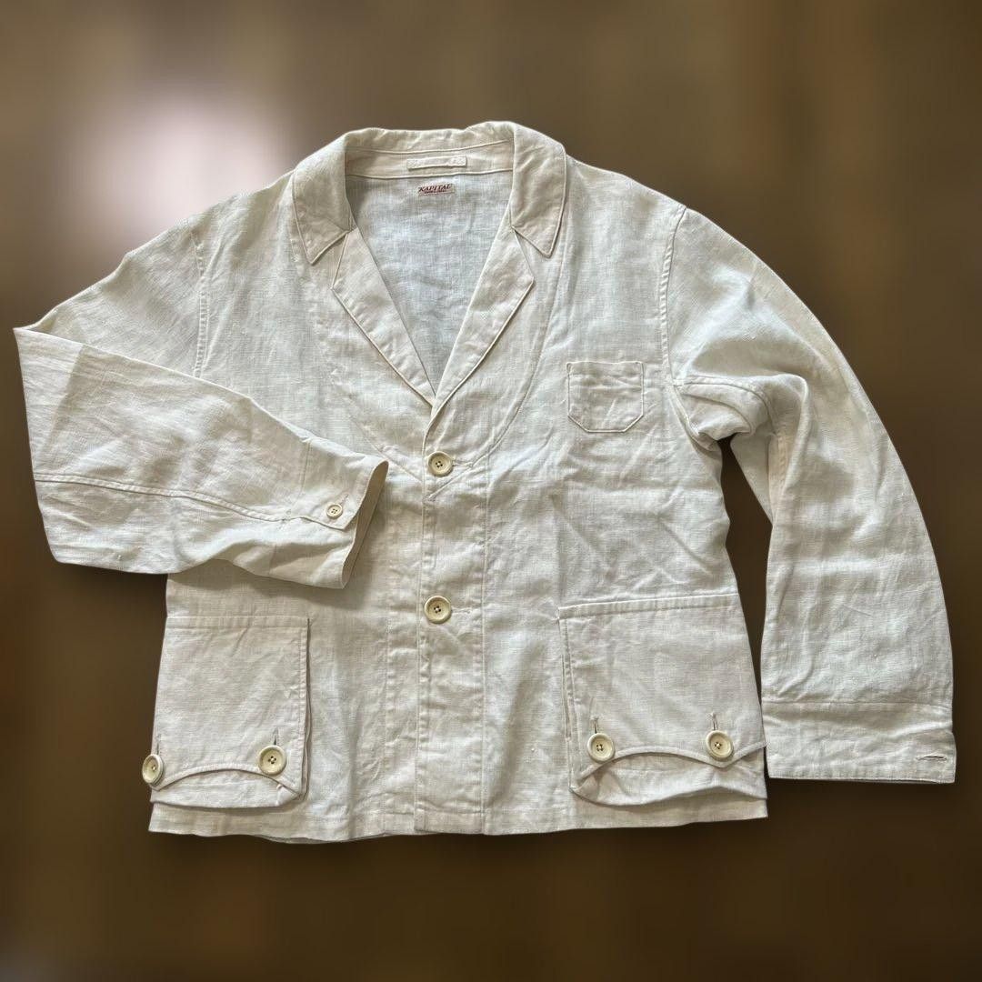Kapital KAPITAL Linen Blazer White Size 34S - 1 Thumbnail