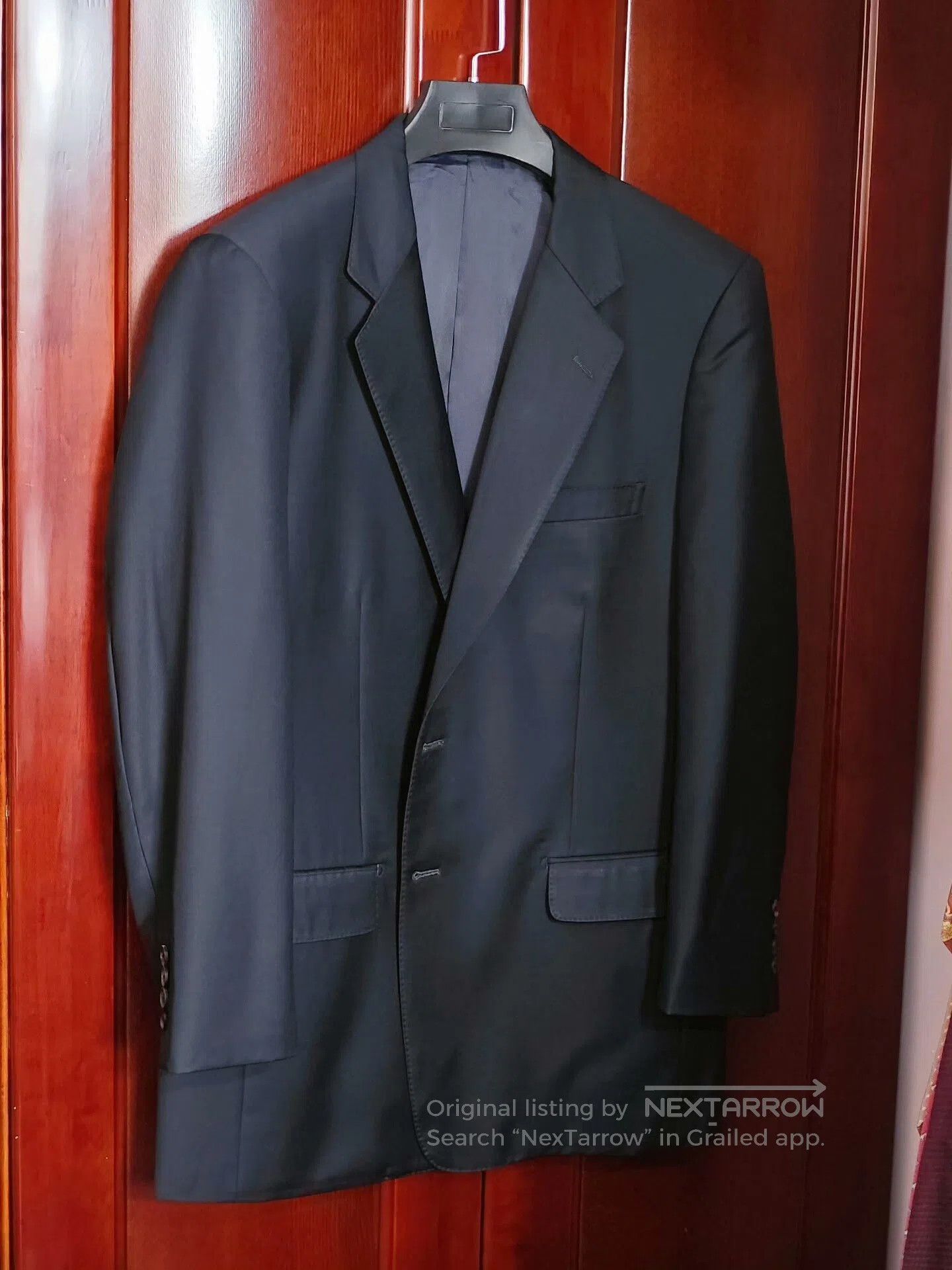 Ermenegildo Zegna Zegna Trofeo Black Wool Blazer. Size US L / EU 52-54 / 3 - 1 Thumbnail