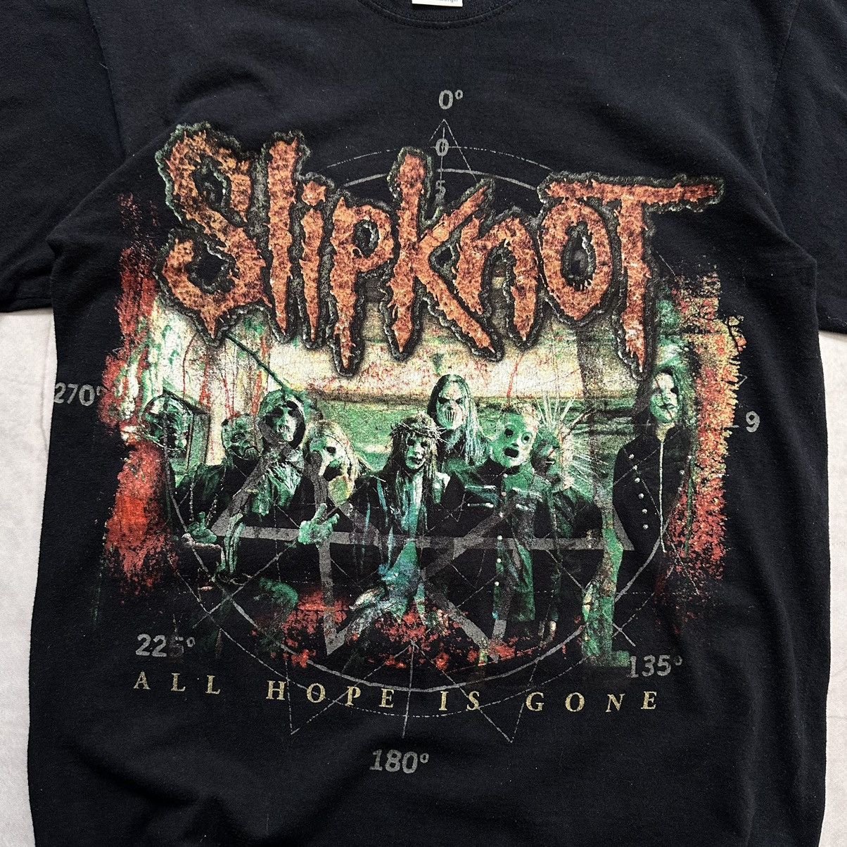 Band Tees × Vintage Vintage Slipknot All Hope Is Gone T Shirt Deftones Vibe Size US S / EU 44-46 / 1 - 4 Thumbnail