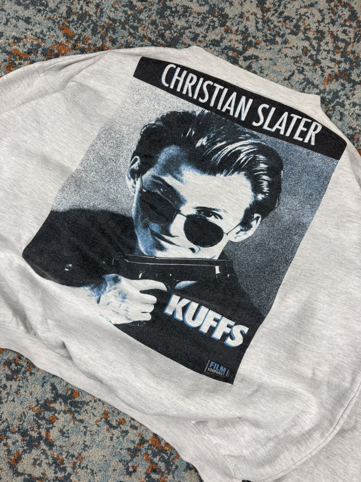 Vintage Rare Vintage 1992 Kuffs movie Christian Slater sweatshirt Size US XL / EU 56 / 4 - 5 Thumbnail