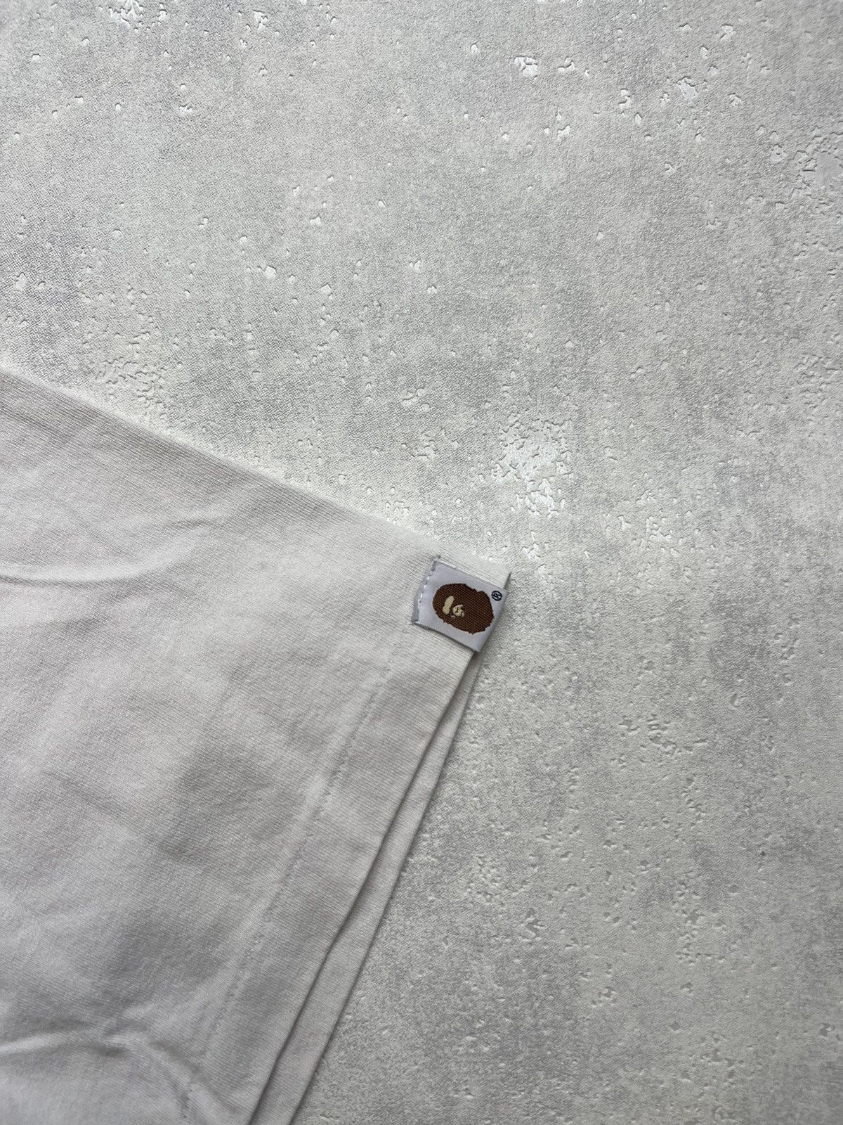 Bape A BATHING APE COLLEGE CHECK HEAD LOGO TEE Size US XL / EU 56 / 4 - 2 Thumbnail