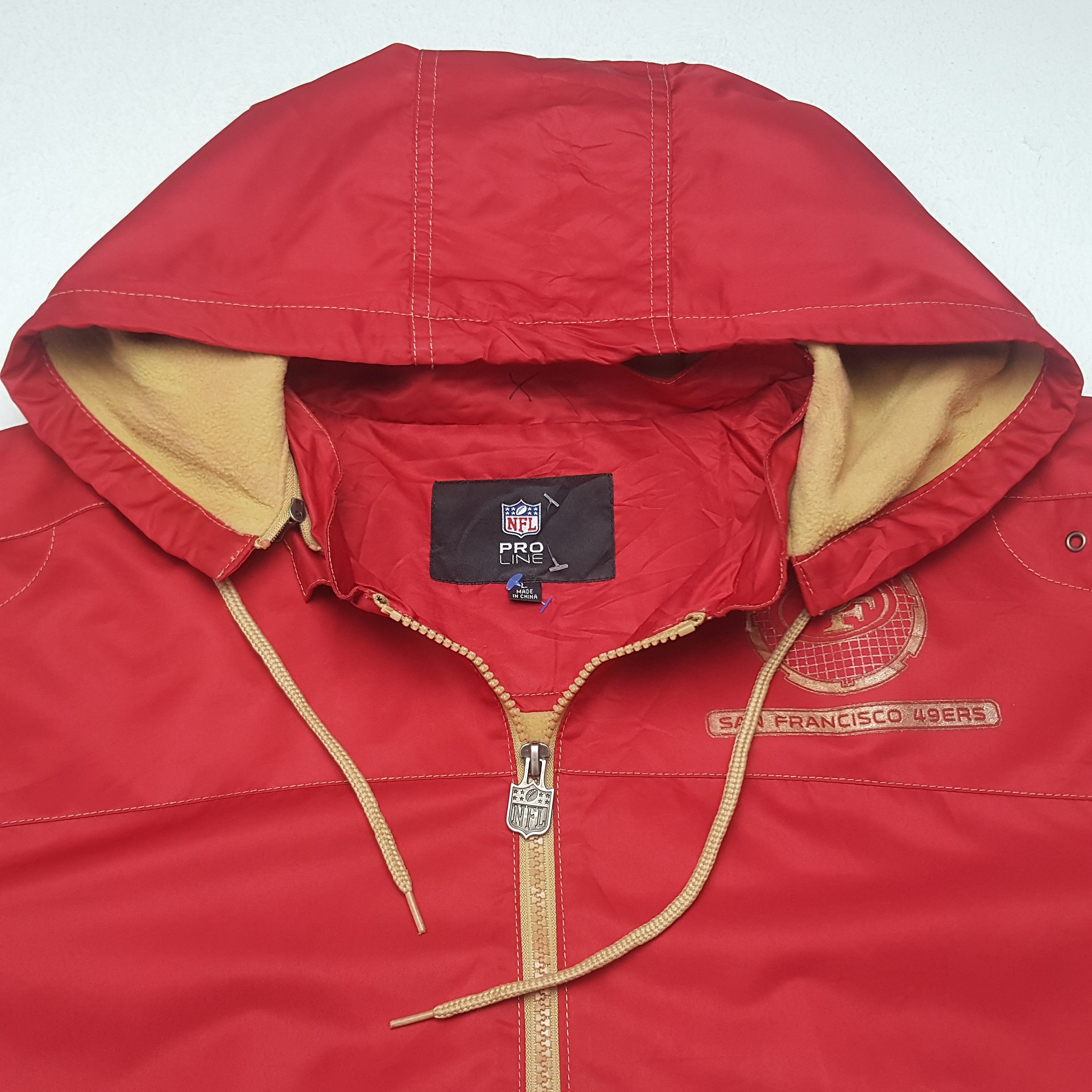 NFL × Vintage Vintage San Francisco 49ERS Zipper Winter Jacket Size US L / EU 52-54 / 3 - 5 Thumbnail