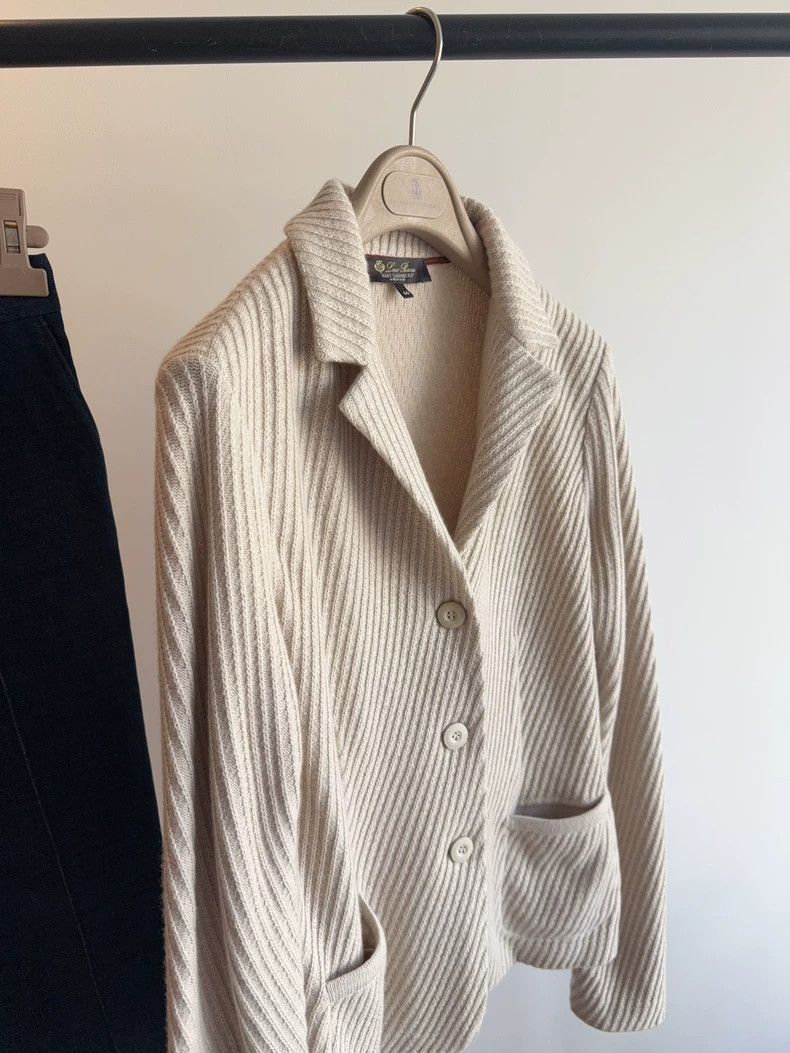 Loro Piana Loro Piana Cashmere Knit Jacket- Size US XL / EU 56 / 4 - 3 Thumbnail