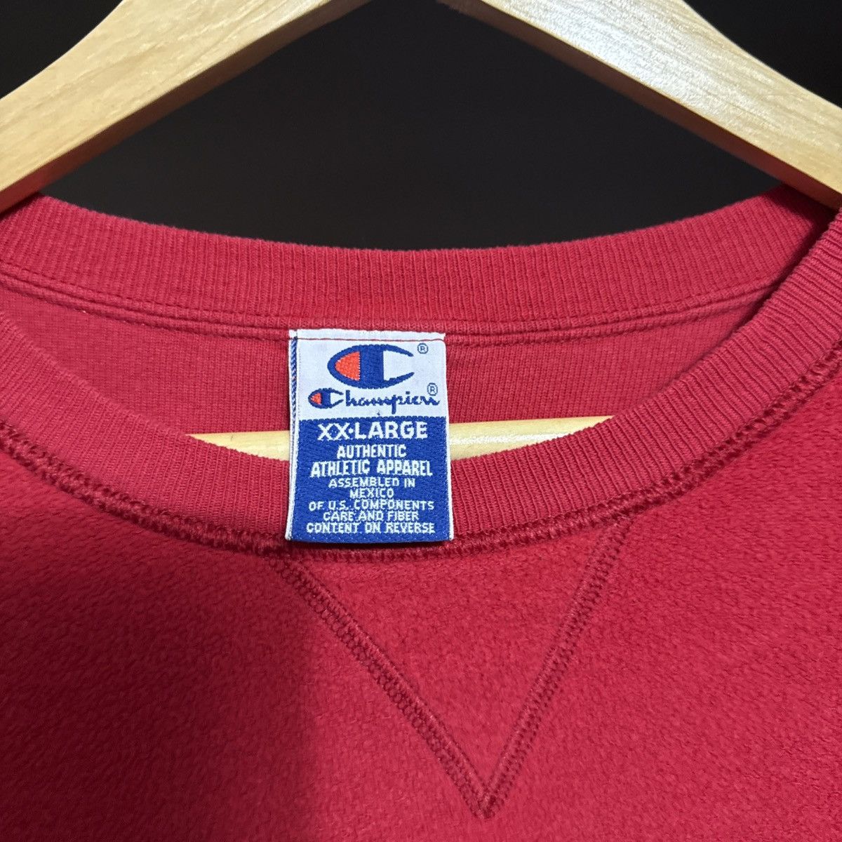 Champion VINTAGE Champion Mens 2XL Inside Out Fleece Crewneck 90s Y2K Size US XXL / EU 58 / 5 - 3 Thumbnail