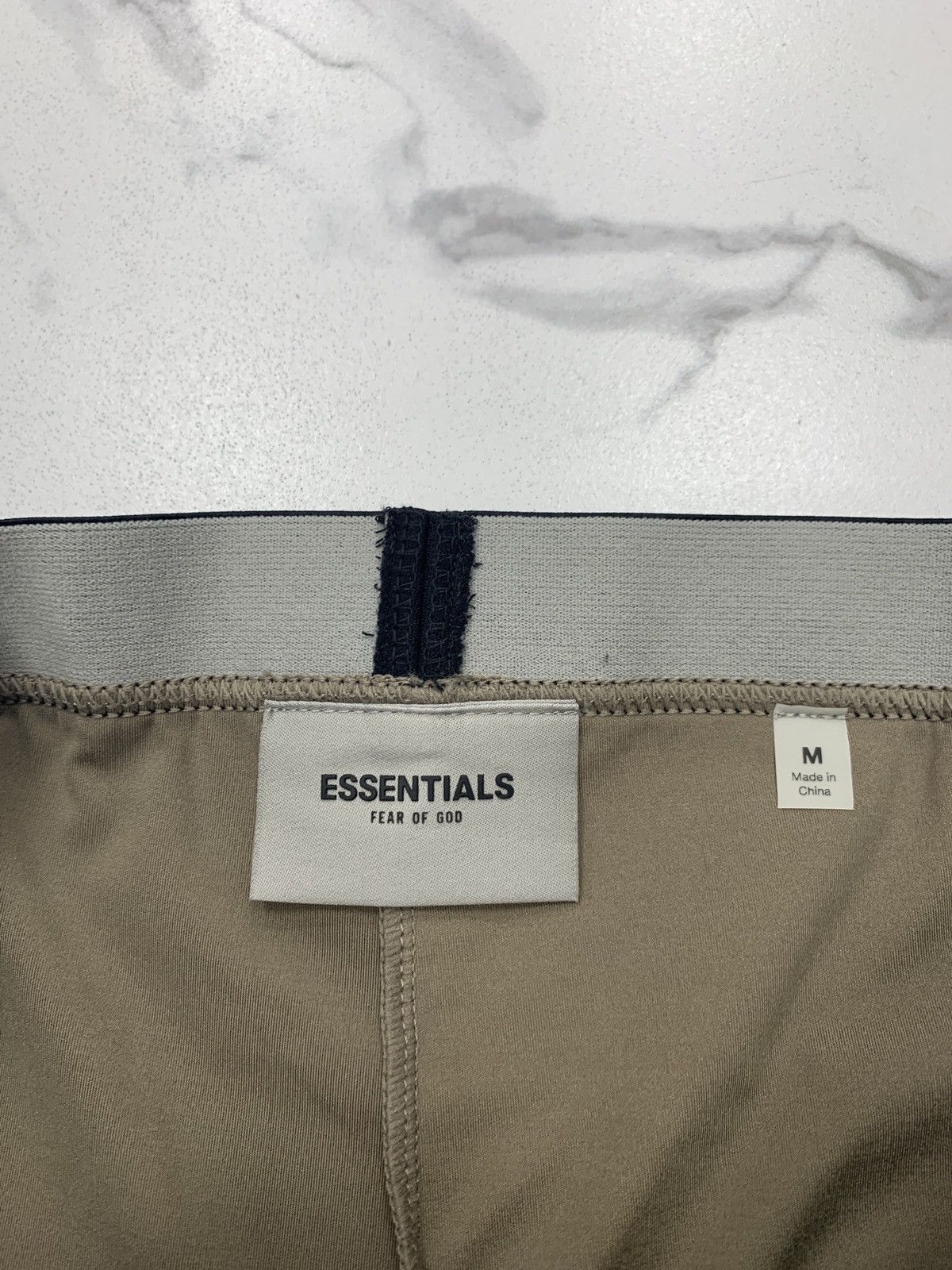 Essentials Fear of God Essentials Athletic Biker Shorts "Moss/Goat" Size US 32 / EU 48 - 3 Thumbnail