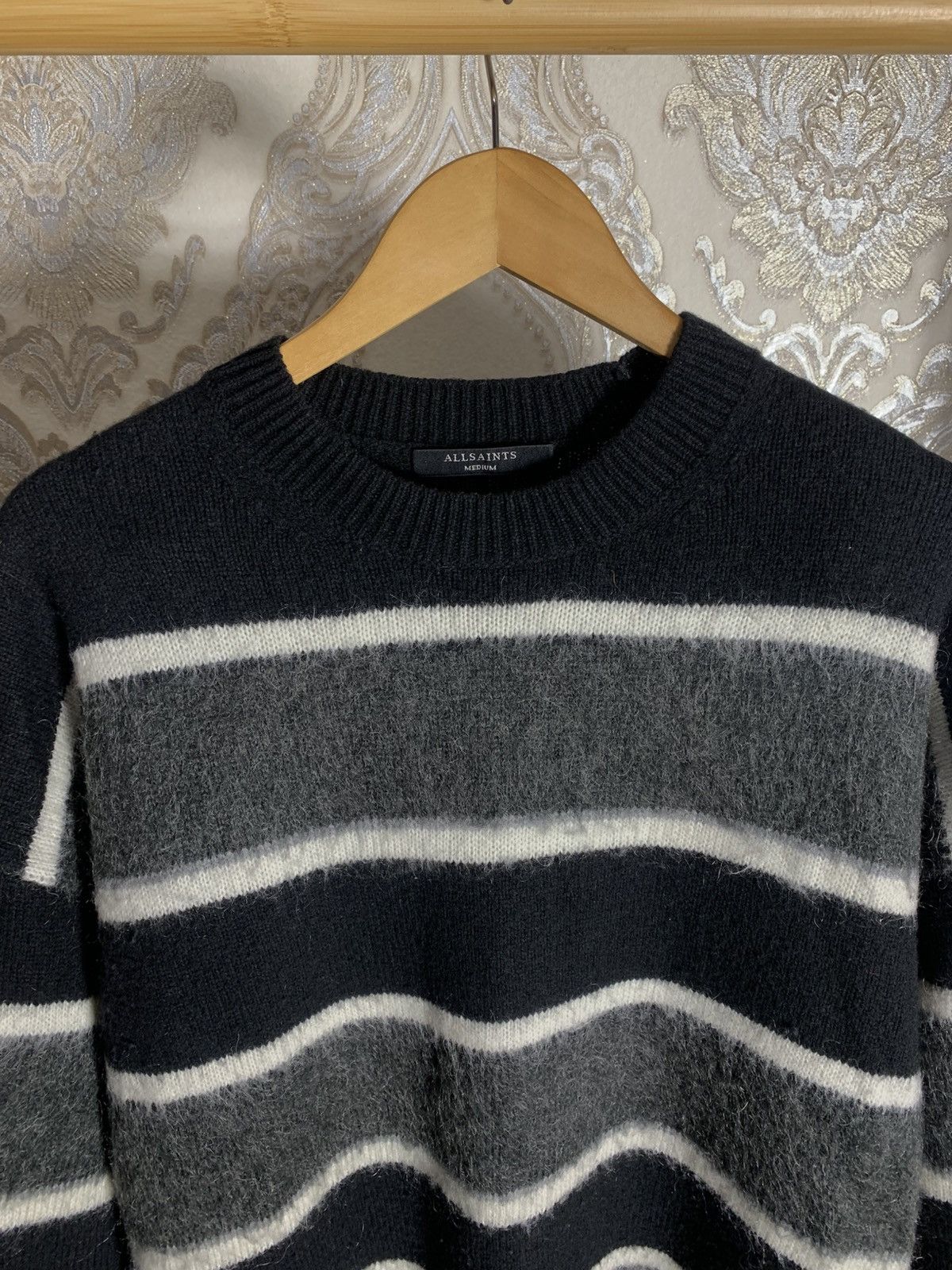Allsaints VINTAGE ALLSAINTS DESIGNER SWEATER KNIT WOOL JAPAN STYLE Y2K Size US M / EU 48-50 / 2 - 2 Thumbnail