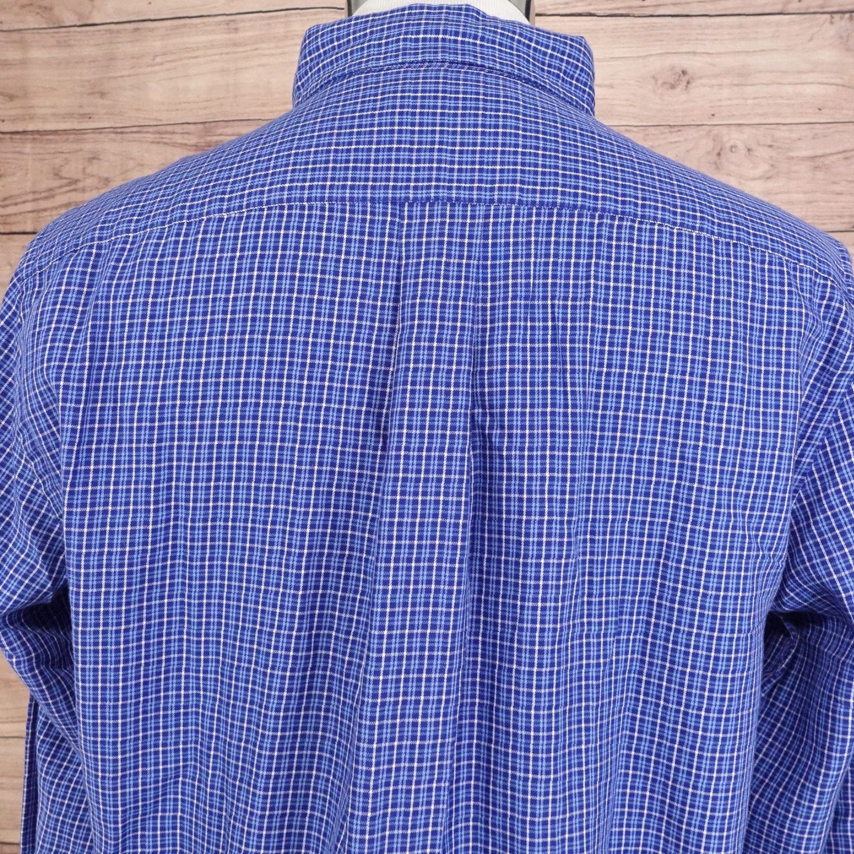 Chaps Chaps Shirt Mens Medium Blue Check Long Sleeve Button-Down Collar Crest Logo Casual Size US M / EU 48-50 / 2 - 5 Thumbnail