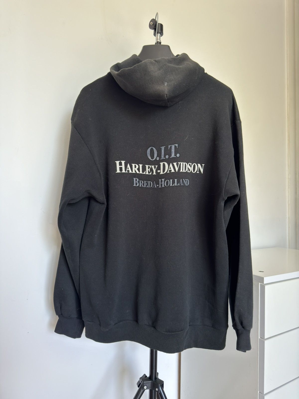 Harley Davidson Vintage 1987 Harley Davidson Jerzees Hoodie Size US XL / EU 56 / 4 - 4 Thumbnail