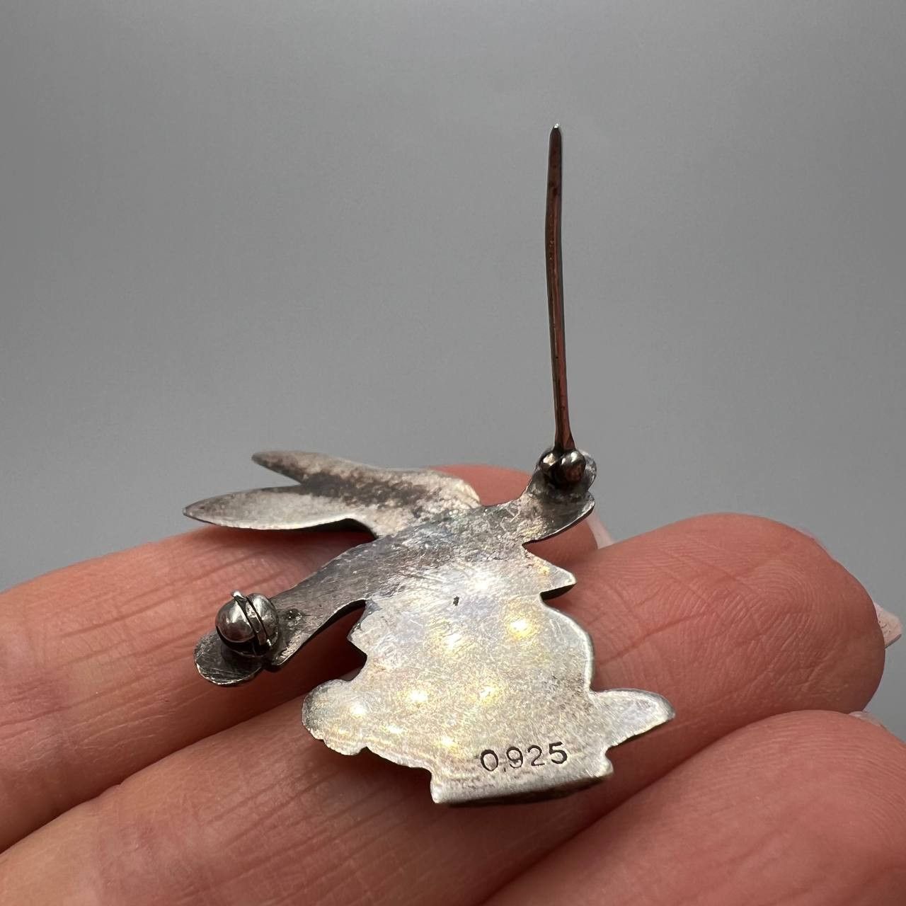 Vintage 1990 Vintage Sterling Silver 925 Women's Jewelry Brooch Pin Size ONE SIZE - 3 Thumbnail