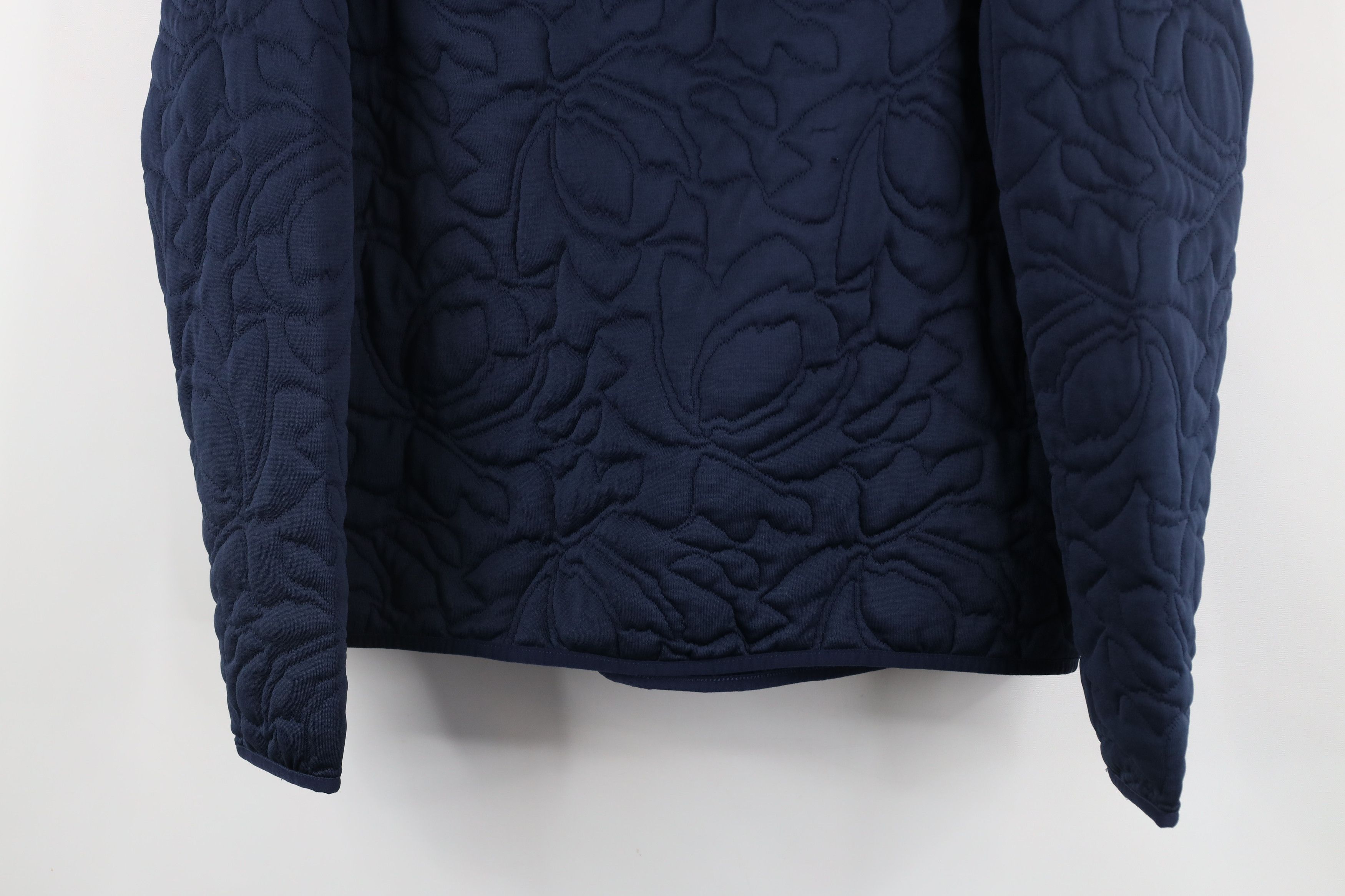 Nike × Vintage Nike Scott Mini Swoosh Quilted Golf Mid Layer Sweatshirt Size L / US 10 / IT 46 - 3 Thumbnail