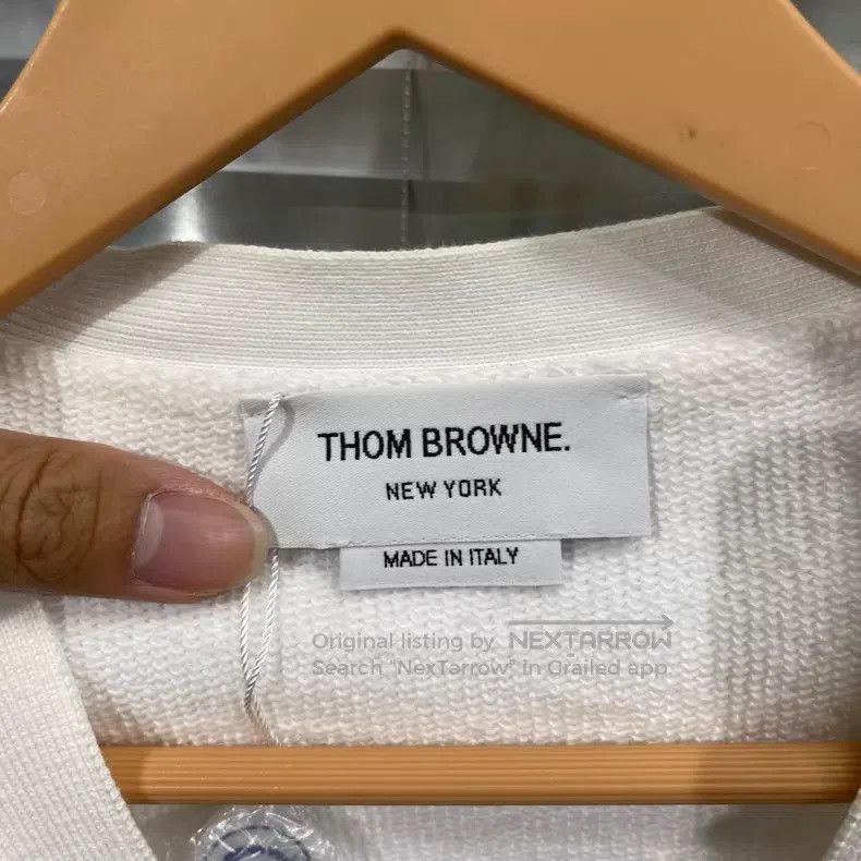 Thom Browne Thom Browne Diagonal Striped Knit Open Cardigan Size XS / US 0-2 / IT 36-38 - 3 Thumbnail