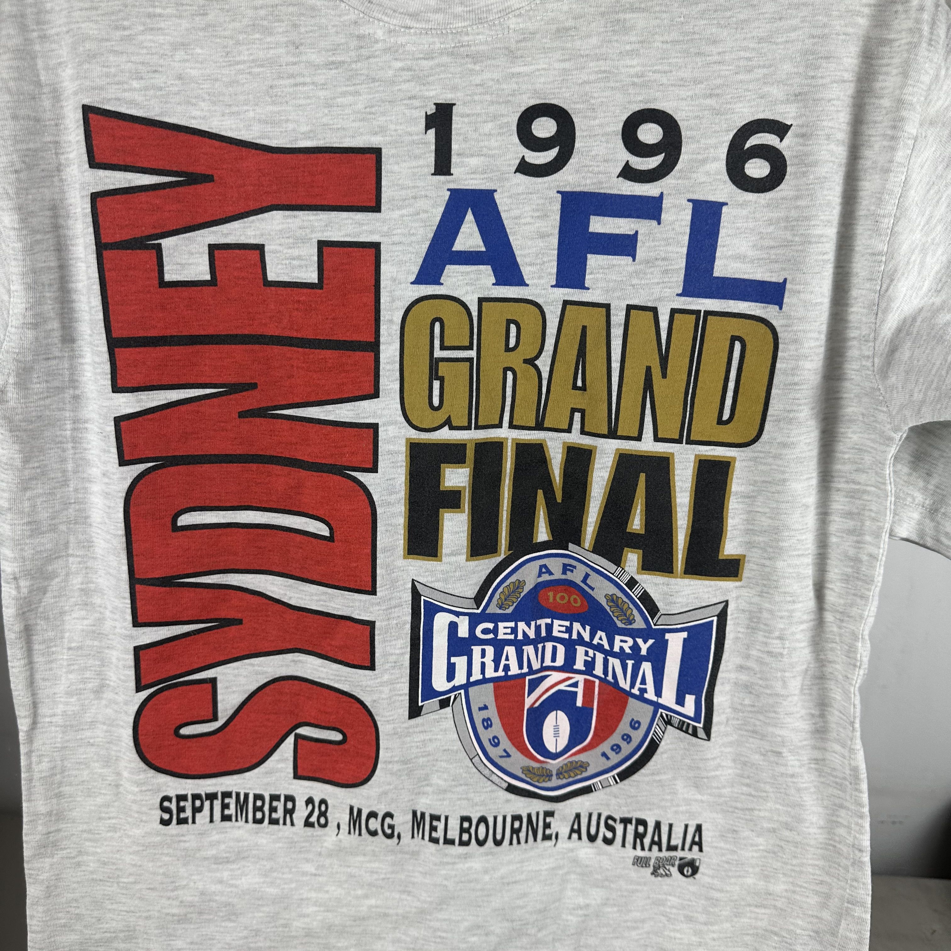 Vintage ​​​​Vintage 1996 Sydney Swans AFL Grand Final T-shirt Size US M / EU 48-50 / 2 - 2 Thumbnail