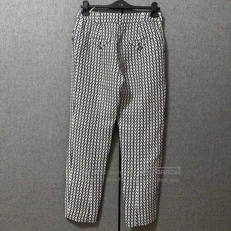 Valentino Valentino Men's Gray Logo Print Casual Pants . Size US 27 - 2 Thumbnail