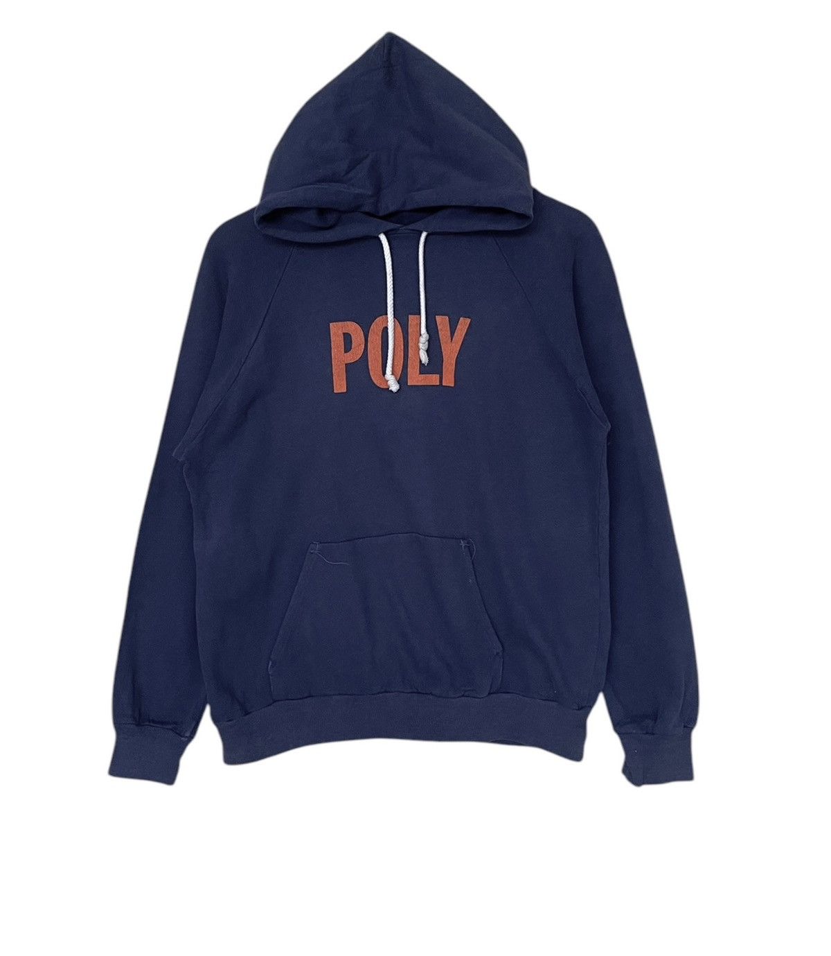 Vintage Vintage Brand POLY Hoodie Sweatshirt 1960s Size US M / EU 48-50 / 2 - 1 Thumbnail