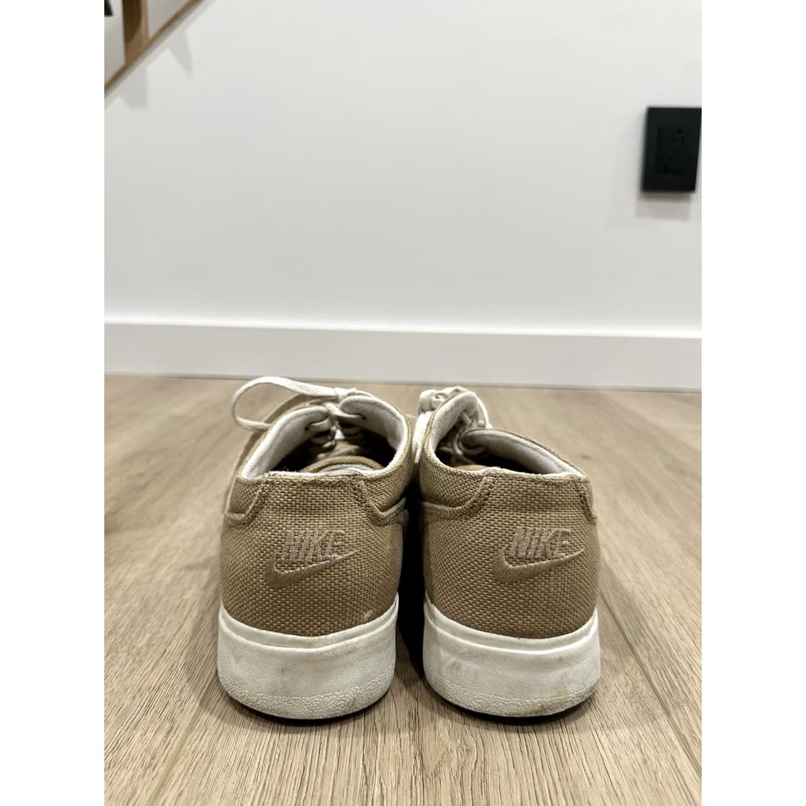 Nike VINTAGE Nike GTS Tan Swoosh Canvas Men Size 11 Athletic Sneaker Size US 10 / EU 43 - 4 Thumbnail