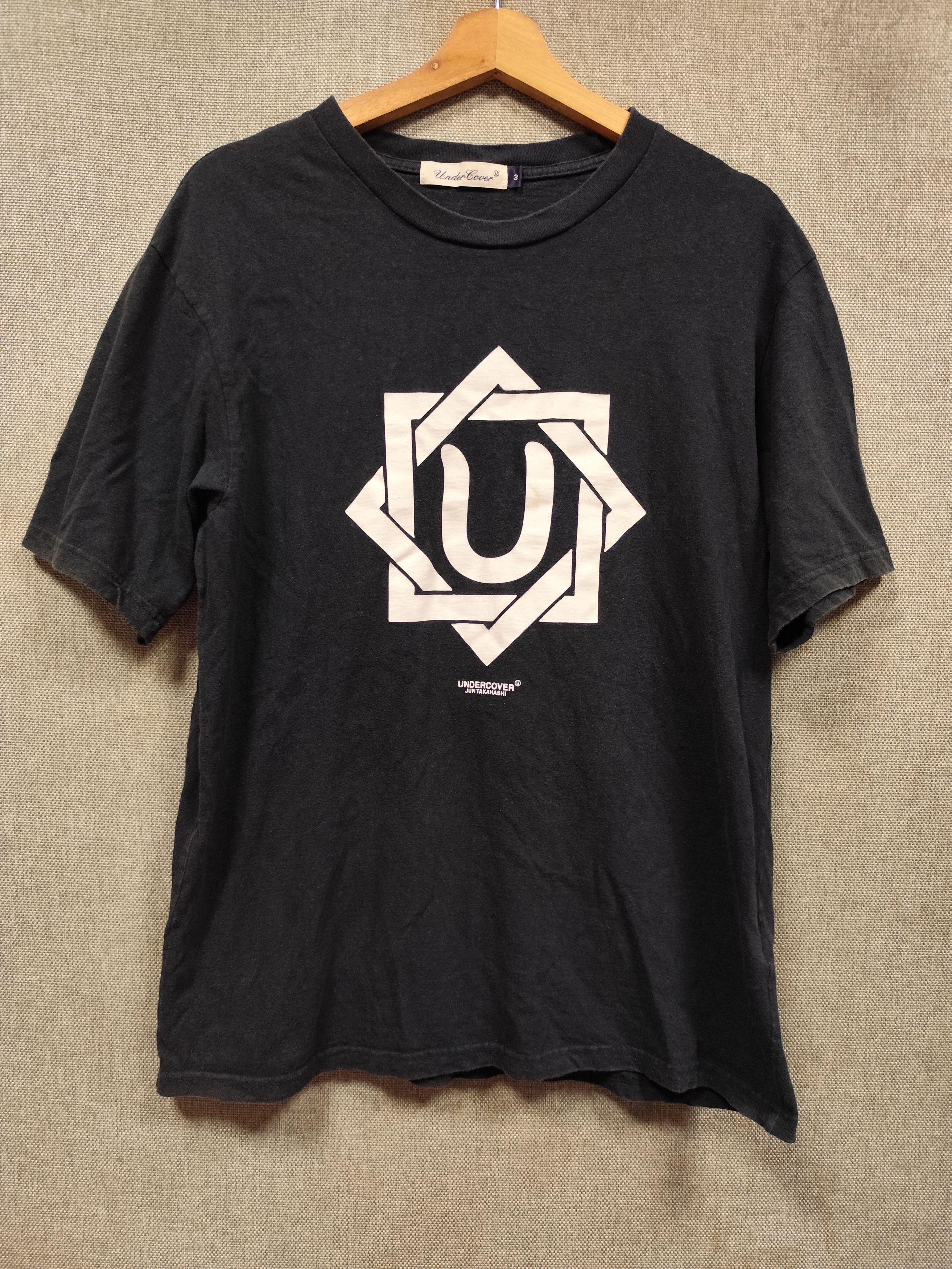 Japanese Brand SS14 Undercover Jun Takahashi Interlocking "U" Logo Tee Size US L / EU 52-54 / 3 - 1 Thumbnail