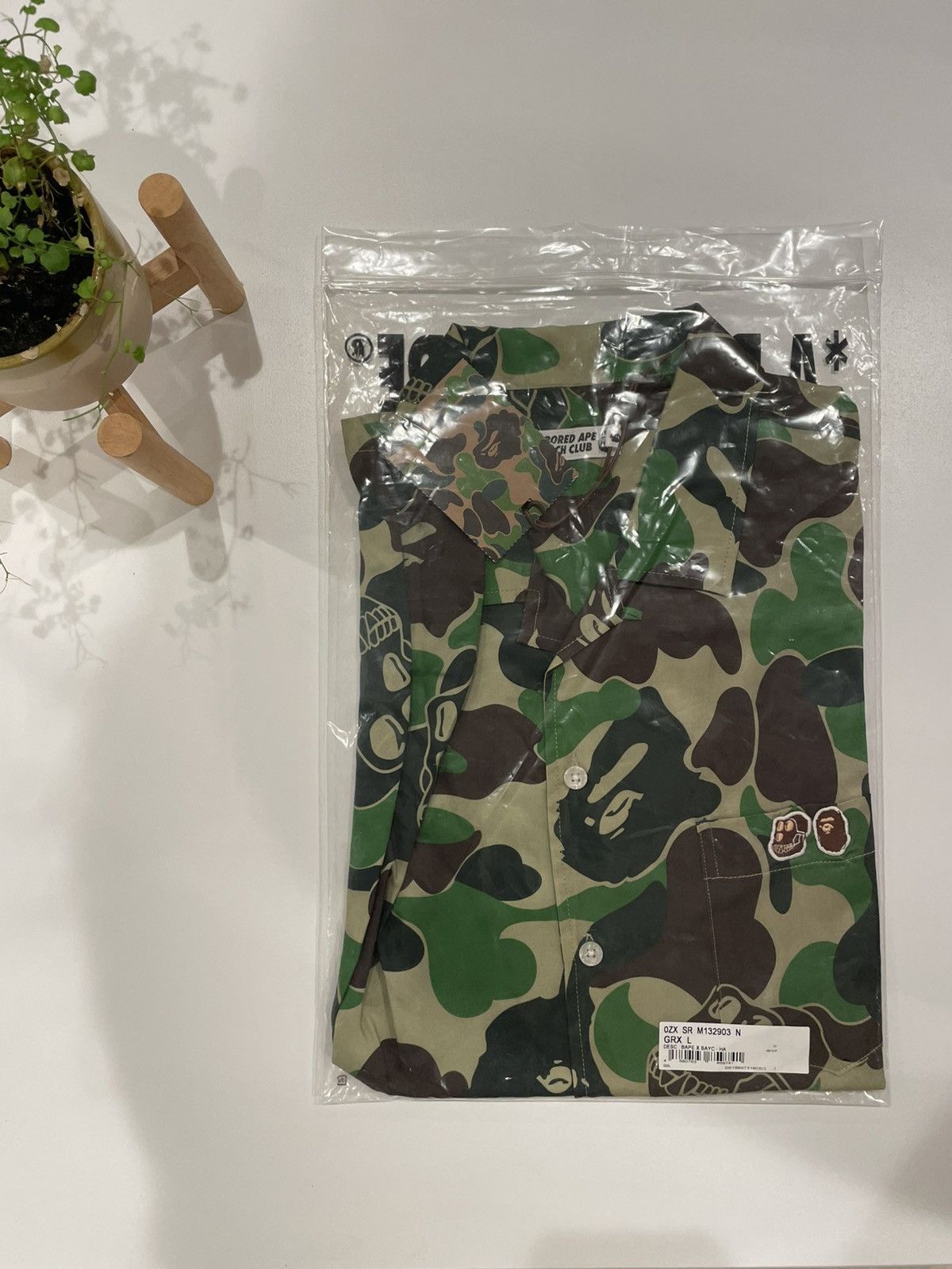 Bape BAYC x BAPE Camo Shirt Size L Size US L / EU 52-54 / 3 - 4 Thumbnail