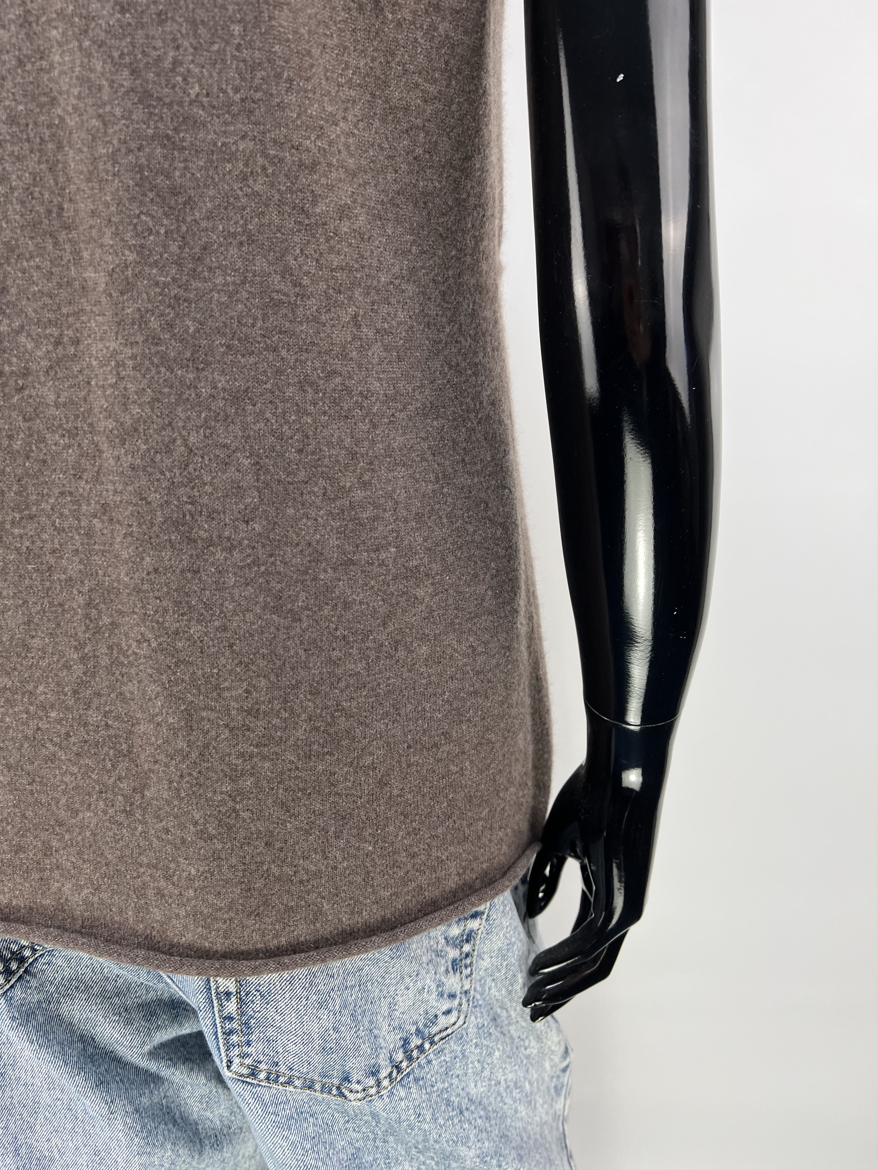 Brunello Cucinelli Brunello Cucinelli Brown 100% Cashmere Tank Top Blouse Size M / US 6-8 / IT 42-44 - 10 Thumbnail