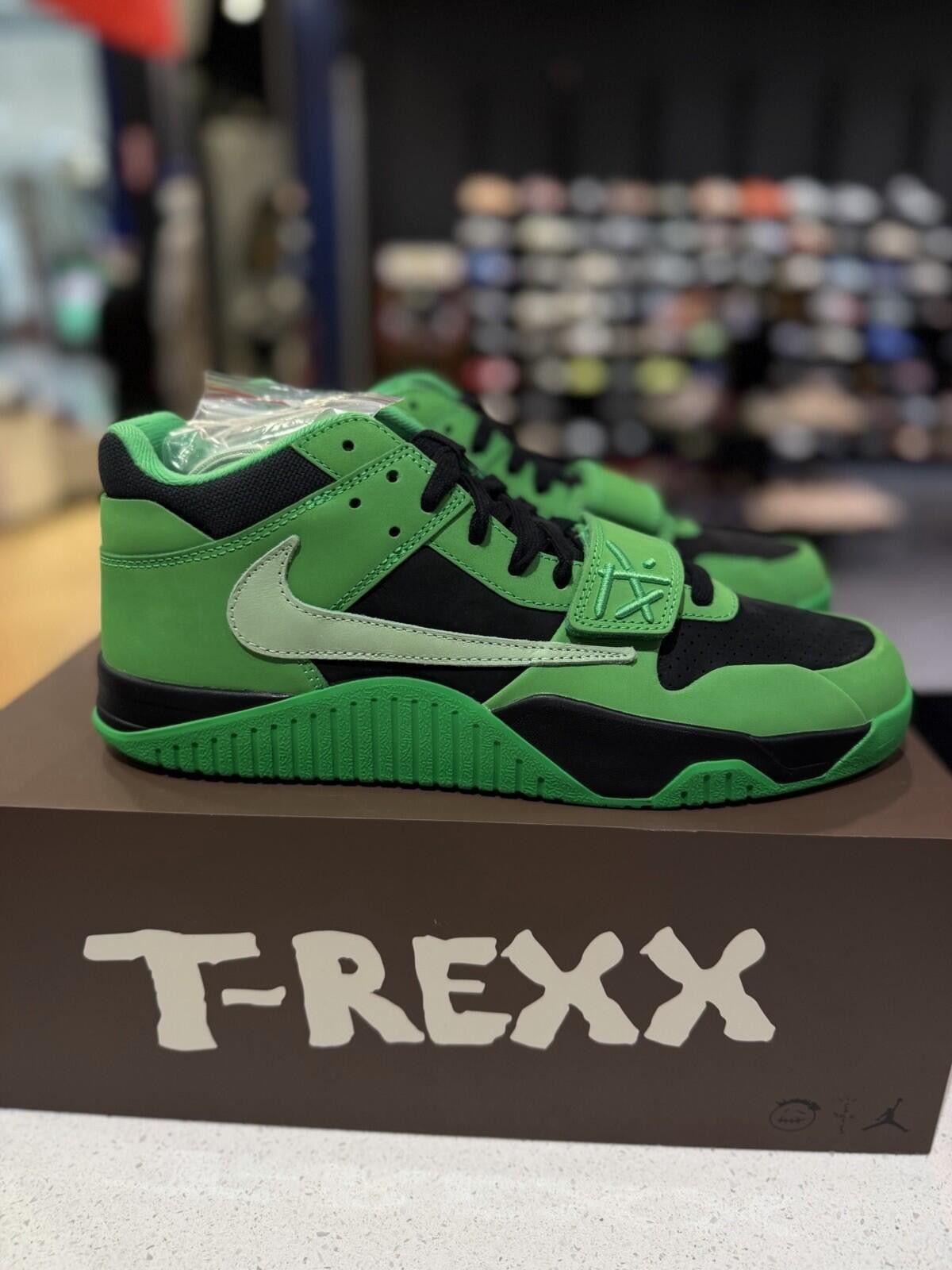 Jordan Brand Nike Jordan CJ1 T-Rexx x Travis Scott Green Spark Size 11 Size US 11 / EU 44 - 6 Thumbnail