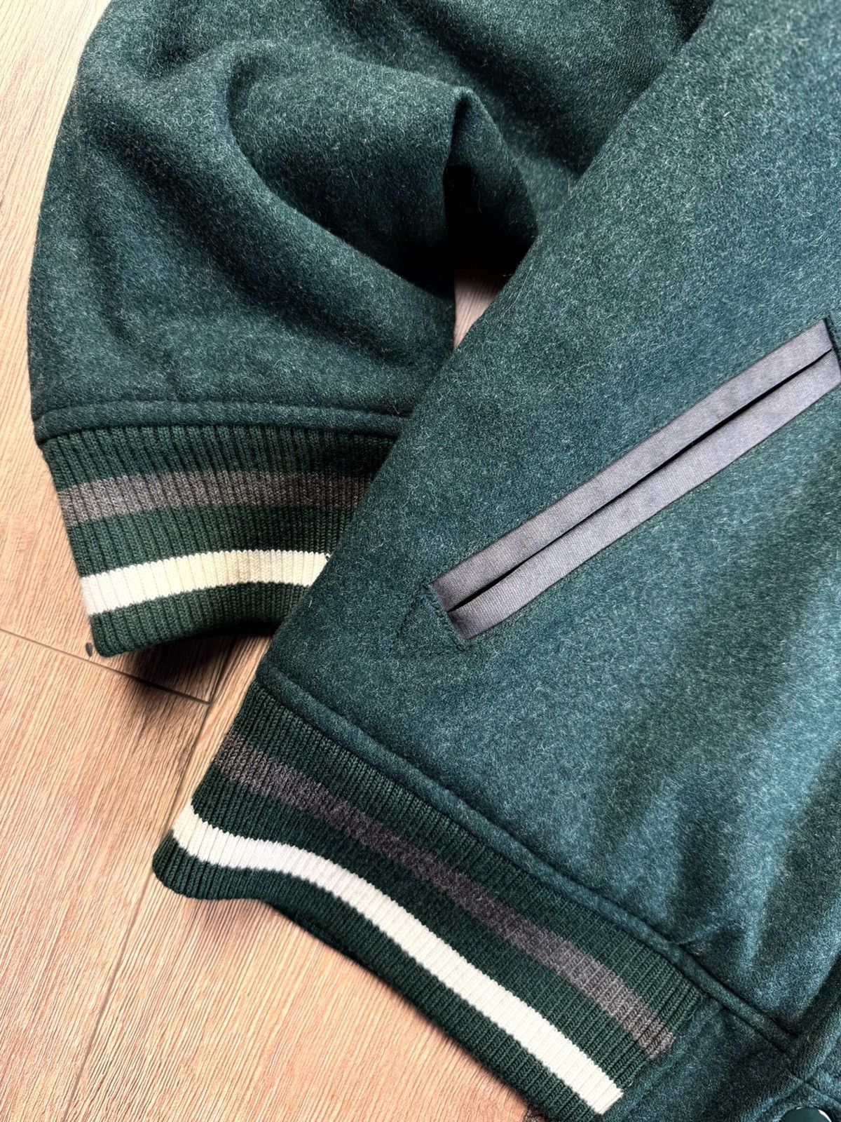 Carhartt Carhartt Tracker Jacket Green Wool Varsity Quilted Lined S Size US S / EU 44-46 / 1 - 6 Thumbnail