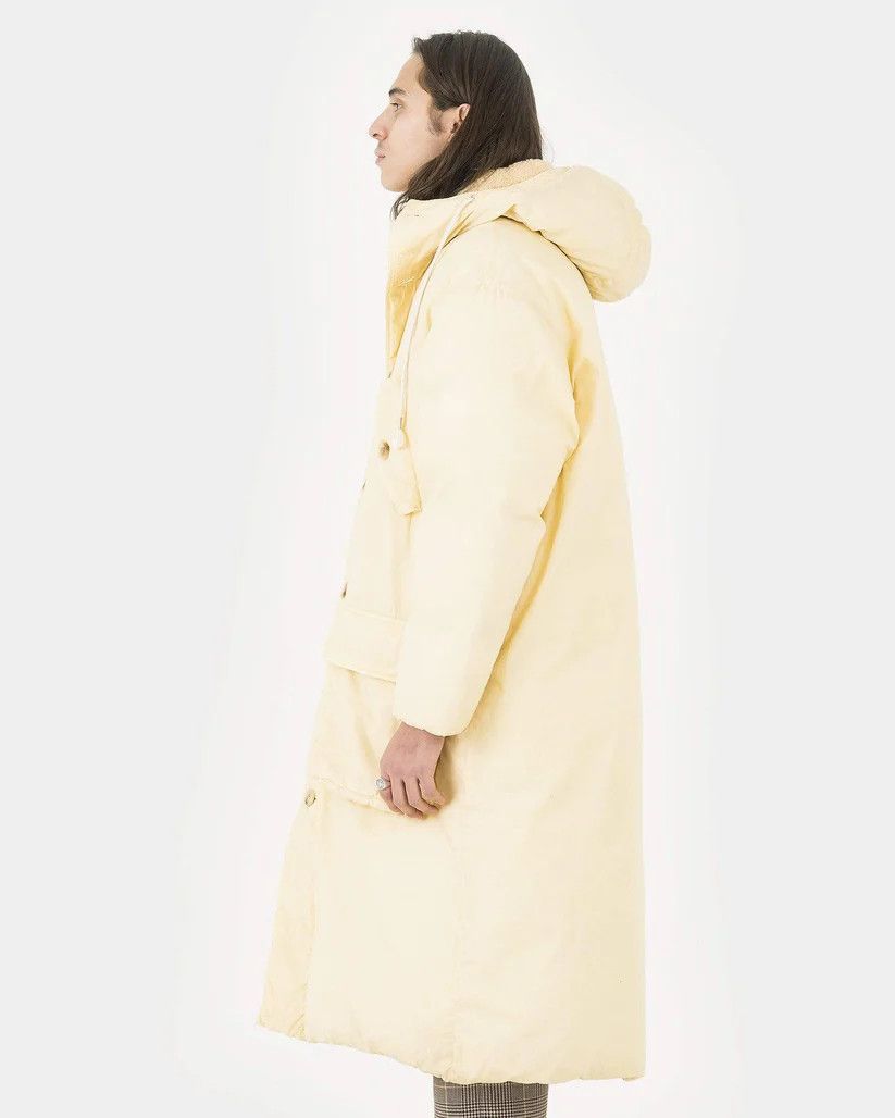 Marni o1s1v1r1oon0925 Garment Dyed Down Coat in Beige Size US S / EU 44-46 / 1 - 2 Thumbnail