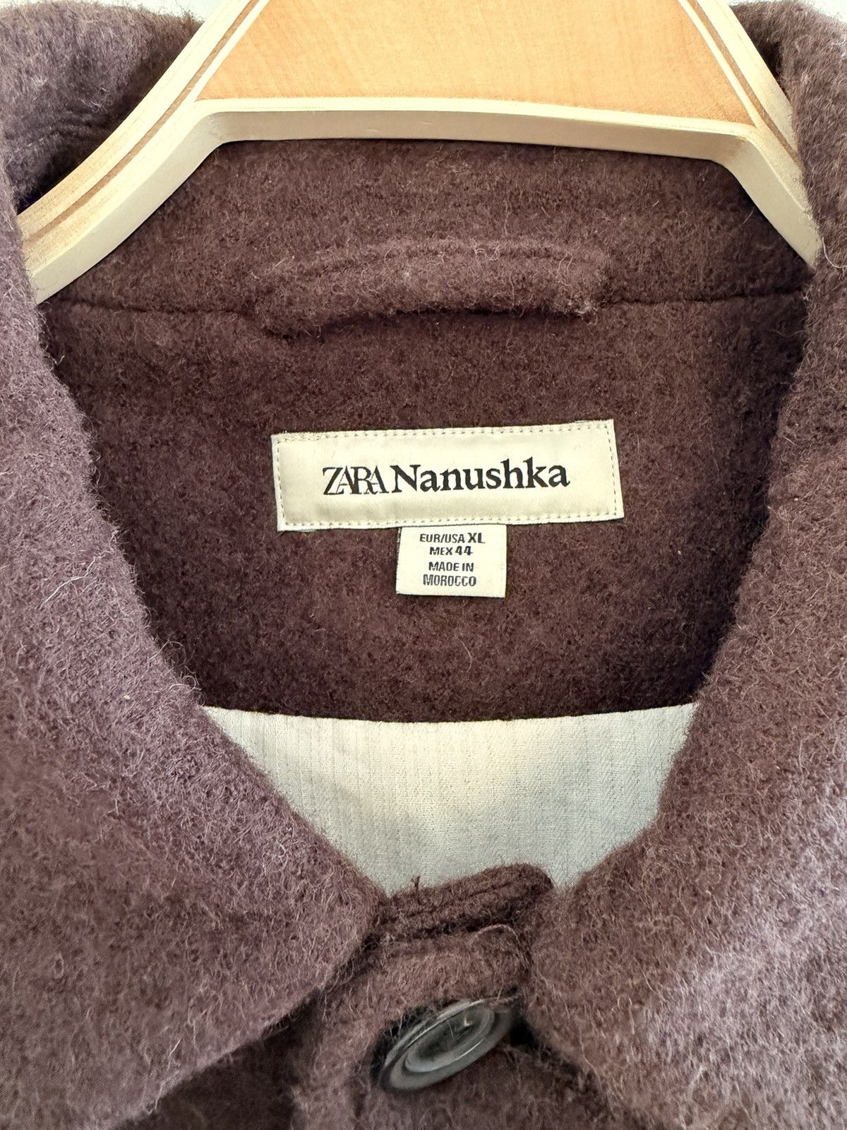 Zara Nanushka Wool Jacket Size US L / EU 52-54 / 3 - 2 Thumbnail
