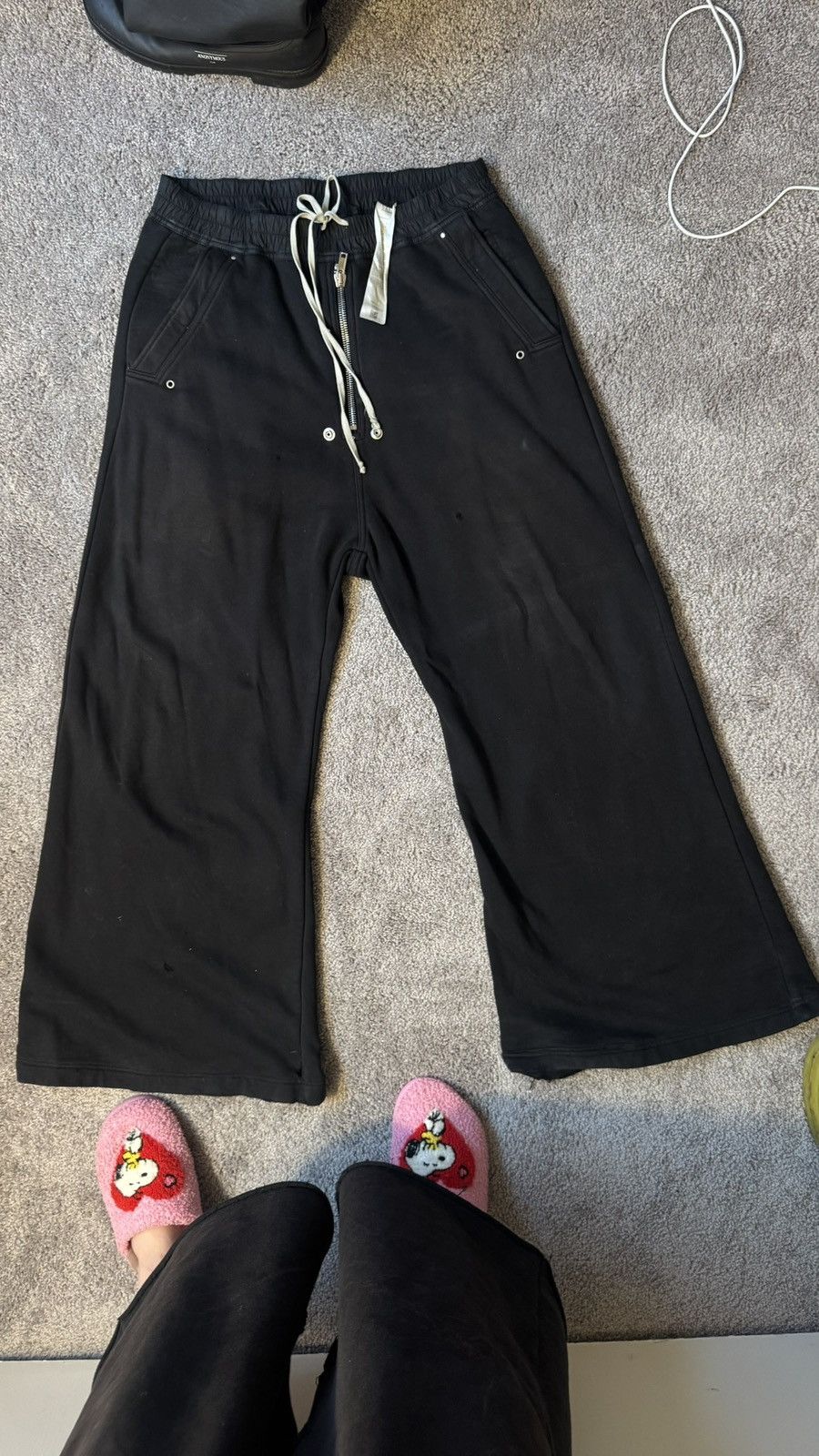 Rick Owens Wide Leg Bela Pants