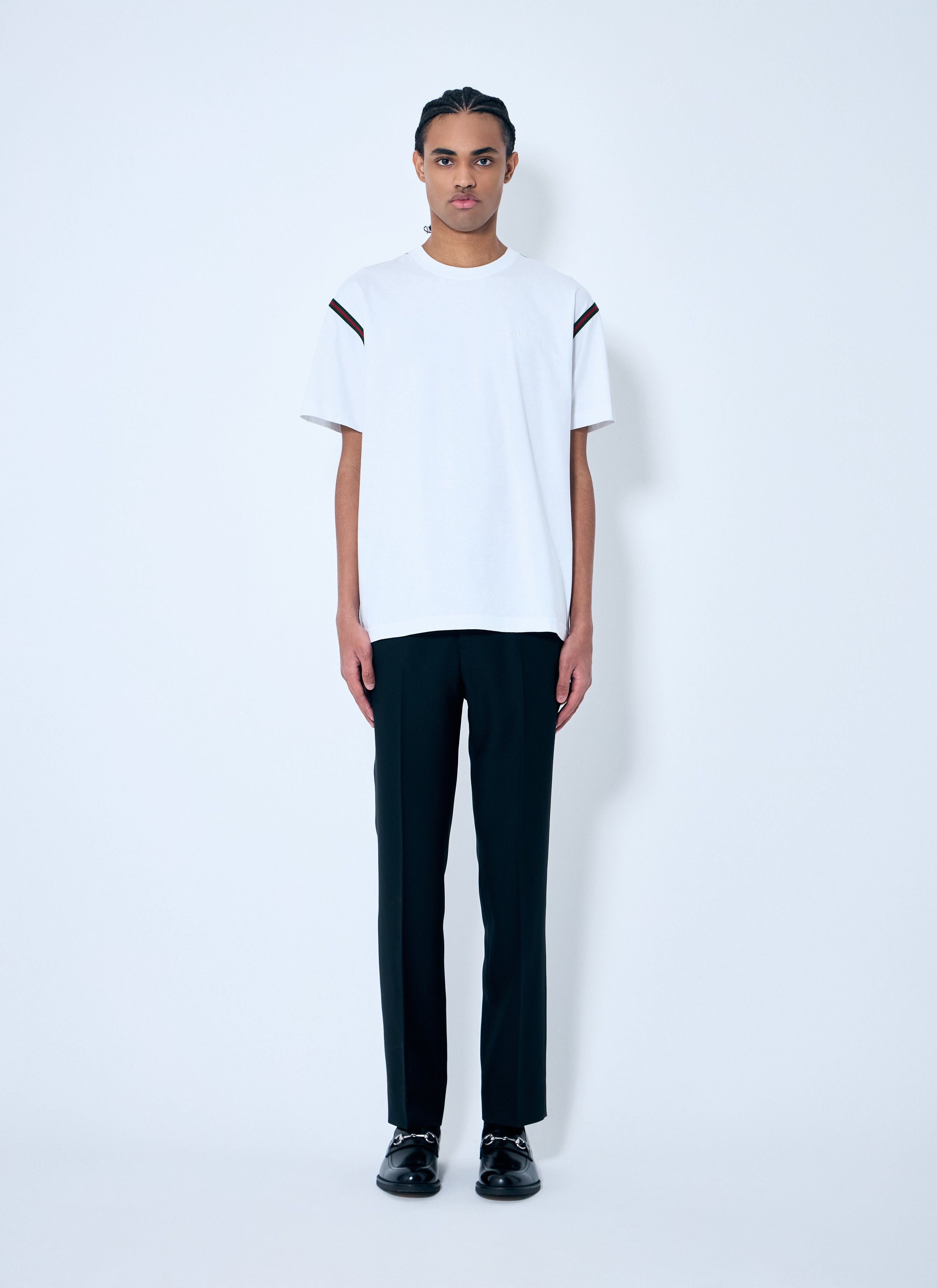 Gucci o1loc1c1125 814299 Tailored Fluid Pant in Black Size US 34 / EU 50 - 2 Thumbnail