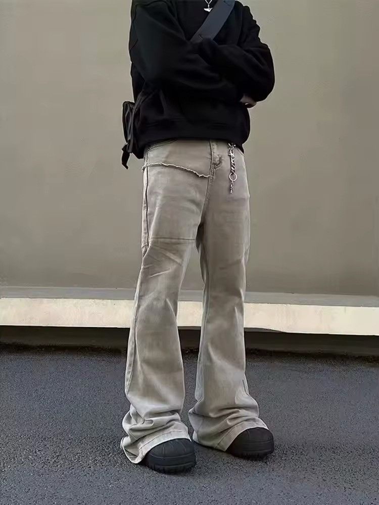 Japanese Brand × Vintage Y2K Fashion Baggy Stacked Flare Jeans Pants Size US 32 / EU 48 - 3 Thumbnail