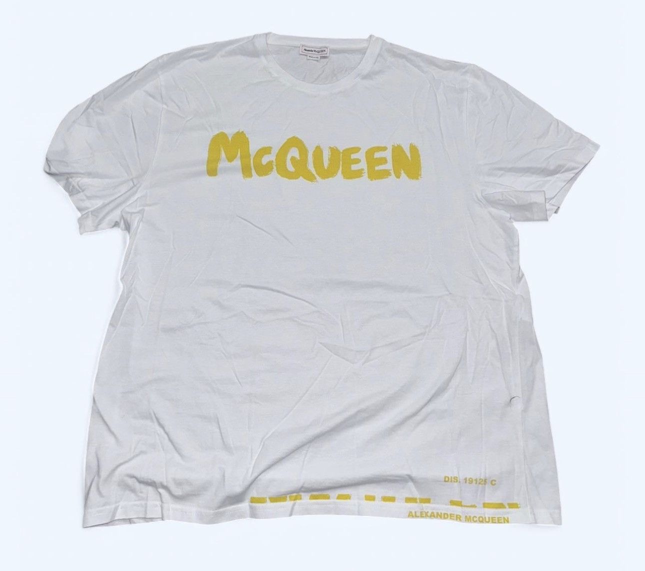 Alexander McQueen Alexander McQueen Graffiti Tee Size US XXL / EU 58 / 5 - 1 Thumbnail