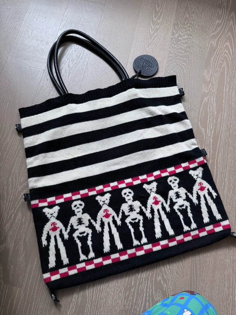 Vivienne Westwood Vivienne Westwood size os Black and White striped skull dol Size ONE SIZE - 1 Thumbnail