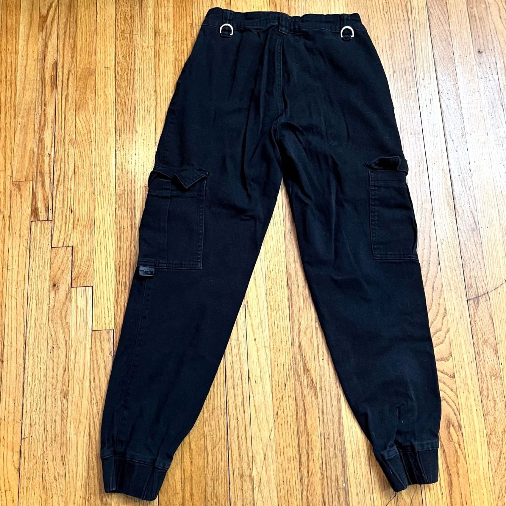 Hot Topic Hot Topic Pants Womens Small Jogger Cargo Goth Punk Black S Womens Pants Jogger Cargo Goth Punk Black Size 28" / US 6 / IT 42 - 3 Thumbnail