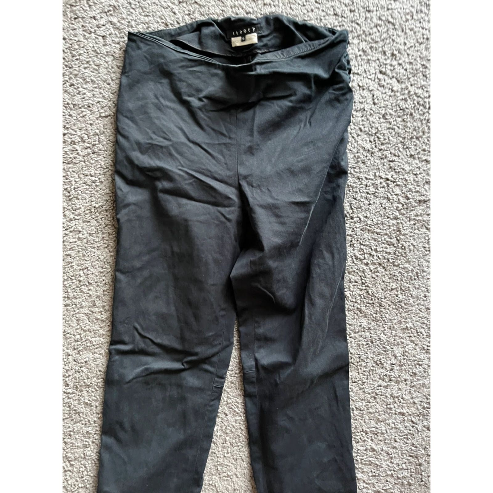 Theory Theory Womens Dress Pants Size 10 Slim Boot Mid Rise Side Zip Pants Dress Pants Womens Size 32" / US 10 / IT 46 - 2 Thumbnail