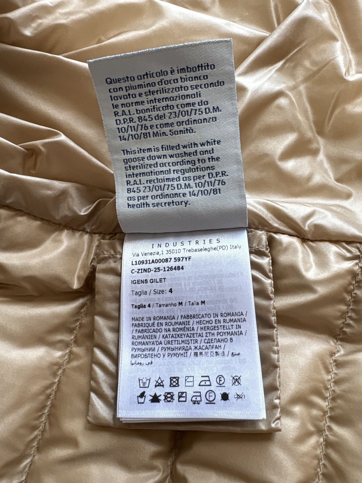 Moncler Moncler Khaki Vest Size L / US 10 / IT 46 - 6 Thumbnail