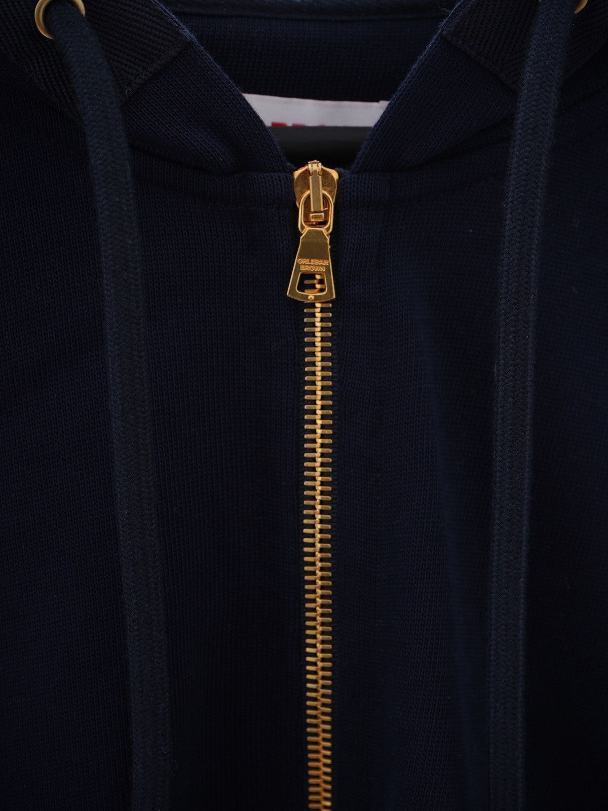 Orlebar Brown Orlebar Brown Heavy High Quaility Zip Blank Basic Hoodie Size US L / EU 52-54 / 3 - 4 Thumbnail